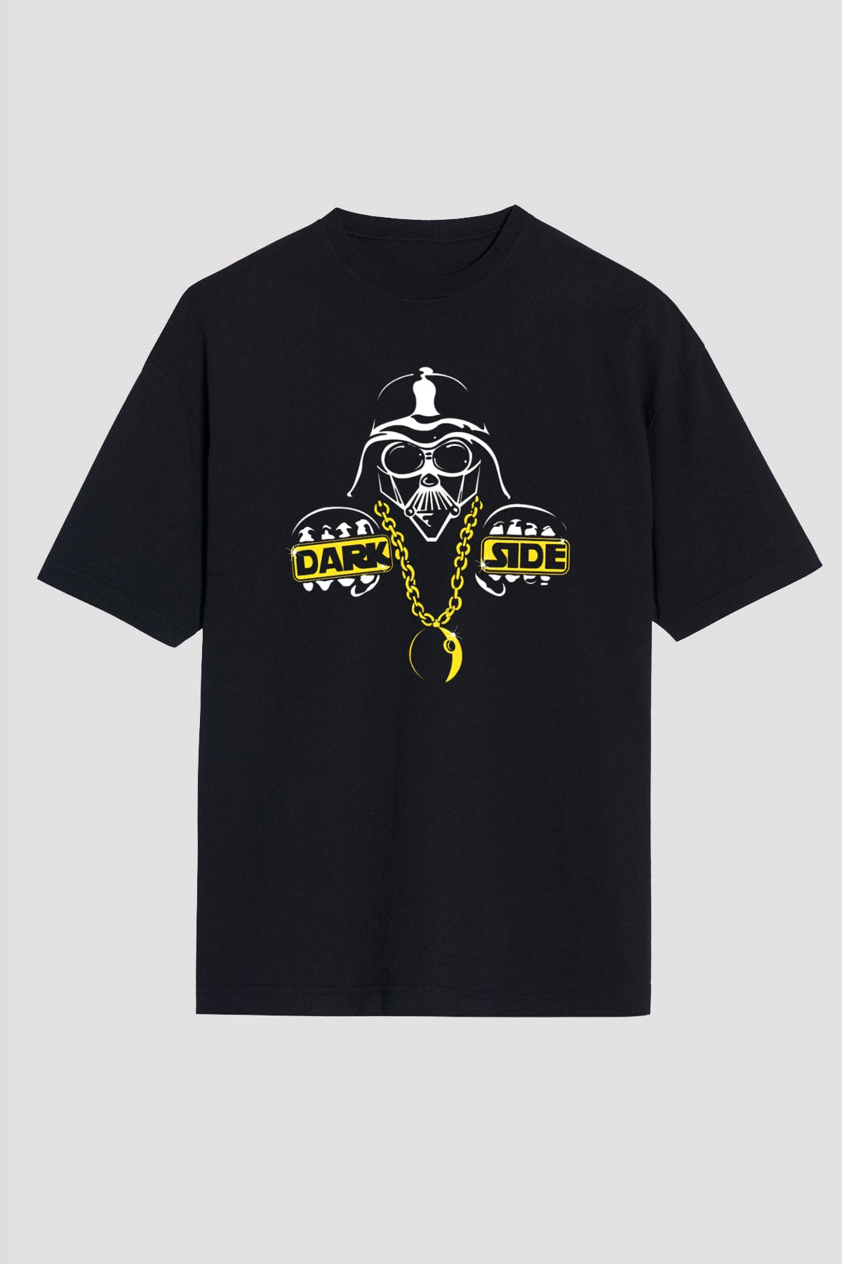 Star Wars Siyah Unisex Oversize Tişört T-Shirt