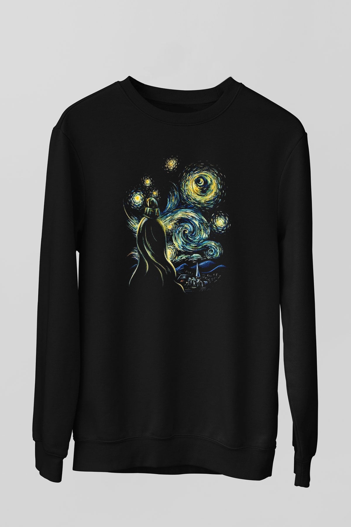 Star Wars Siyah Unisex Sweatshirt