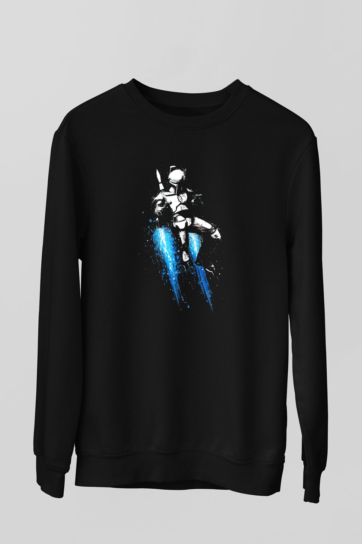 Star Wars Siyah Unisex Sweatshirt