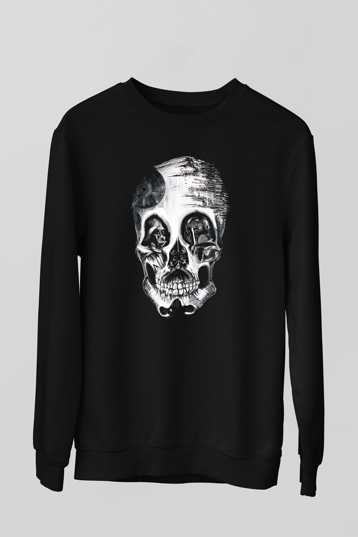 Star Wars Siyah Unisex Sweatshirt