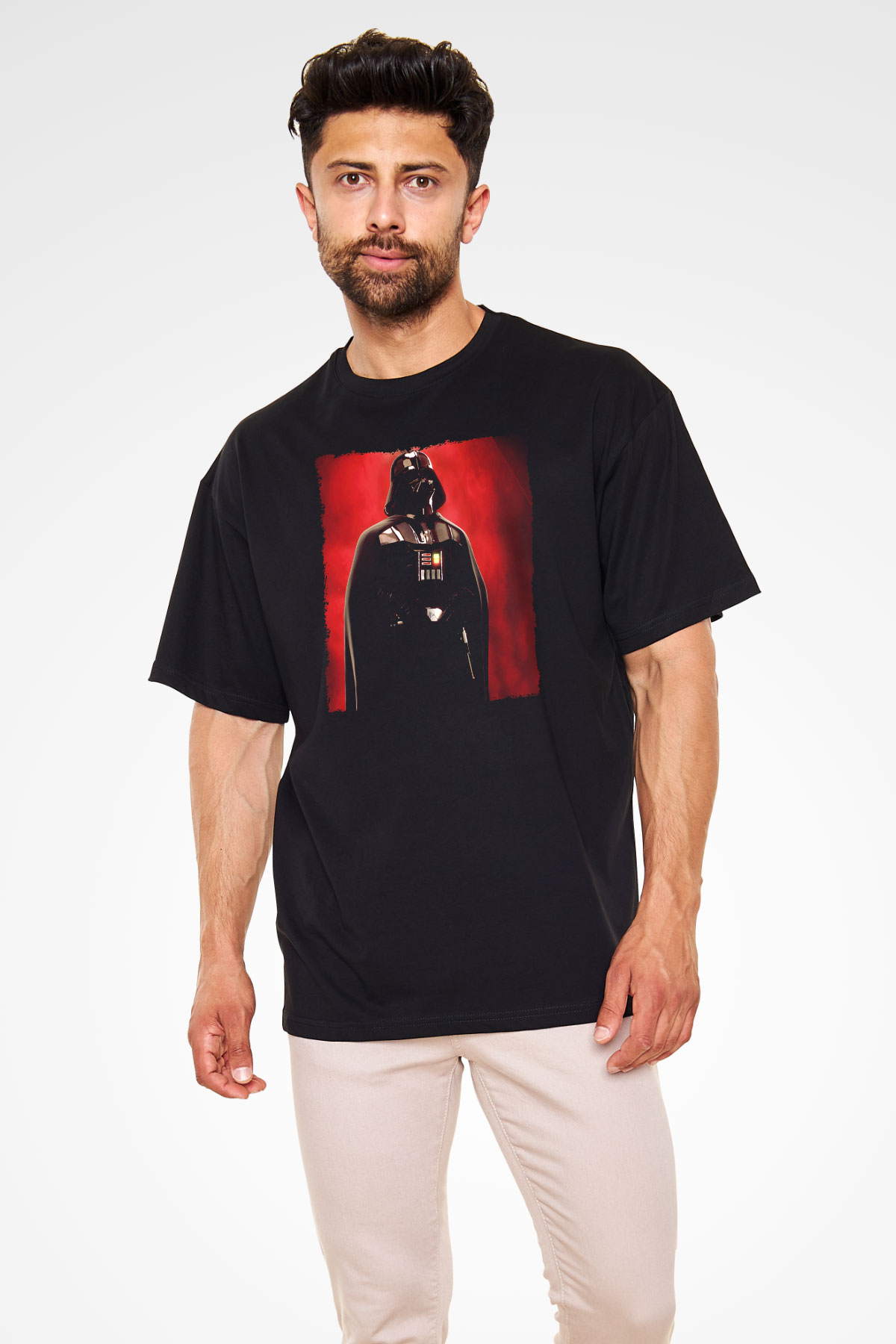 Star Wars Siyah Oversize Tişört Oversize T-shirt