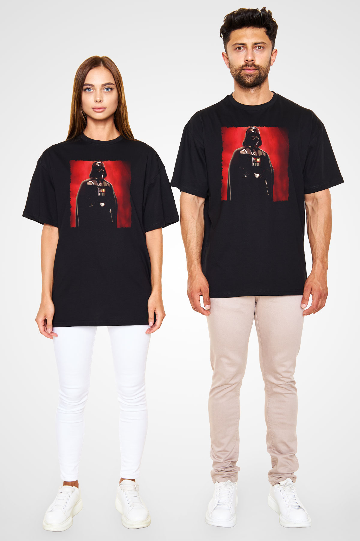 Star Wars Siyah Oversize Tişört Oversize T-shirt