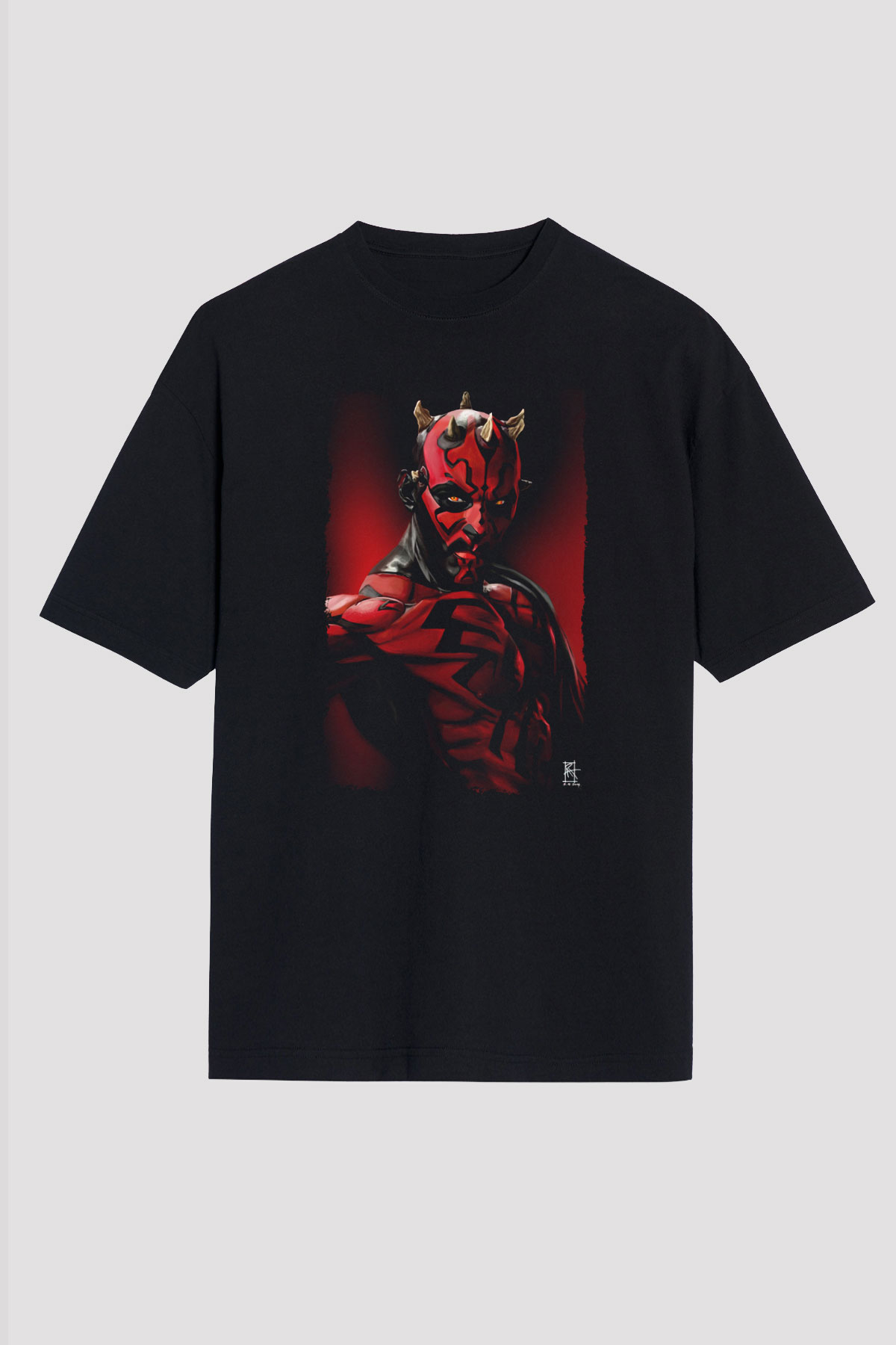Star Wars Siyah Oversize Tişört Oversize T-shirt