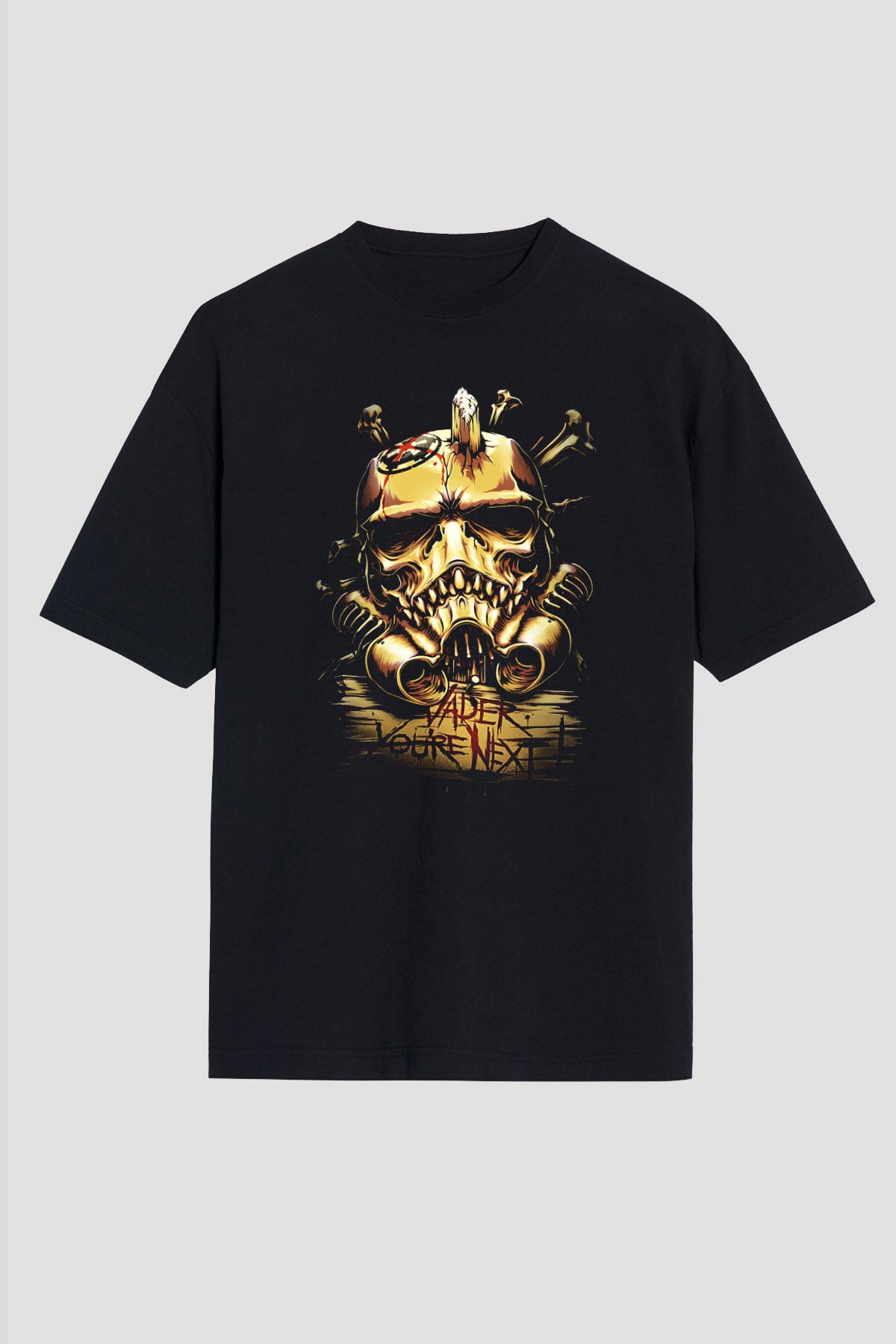 Star Wars Siyah Oversize Tişört Oversize T-shirt