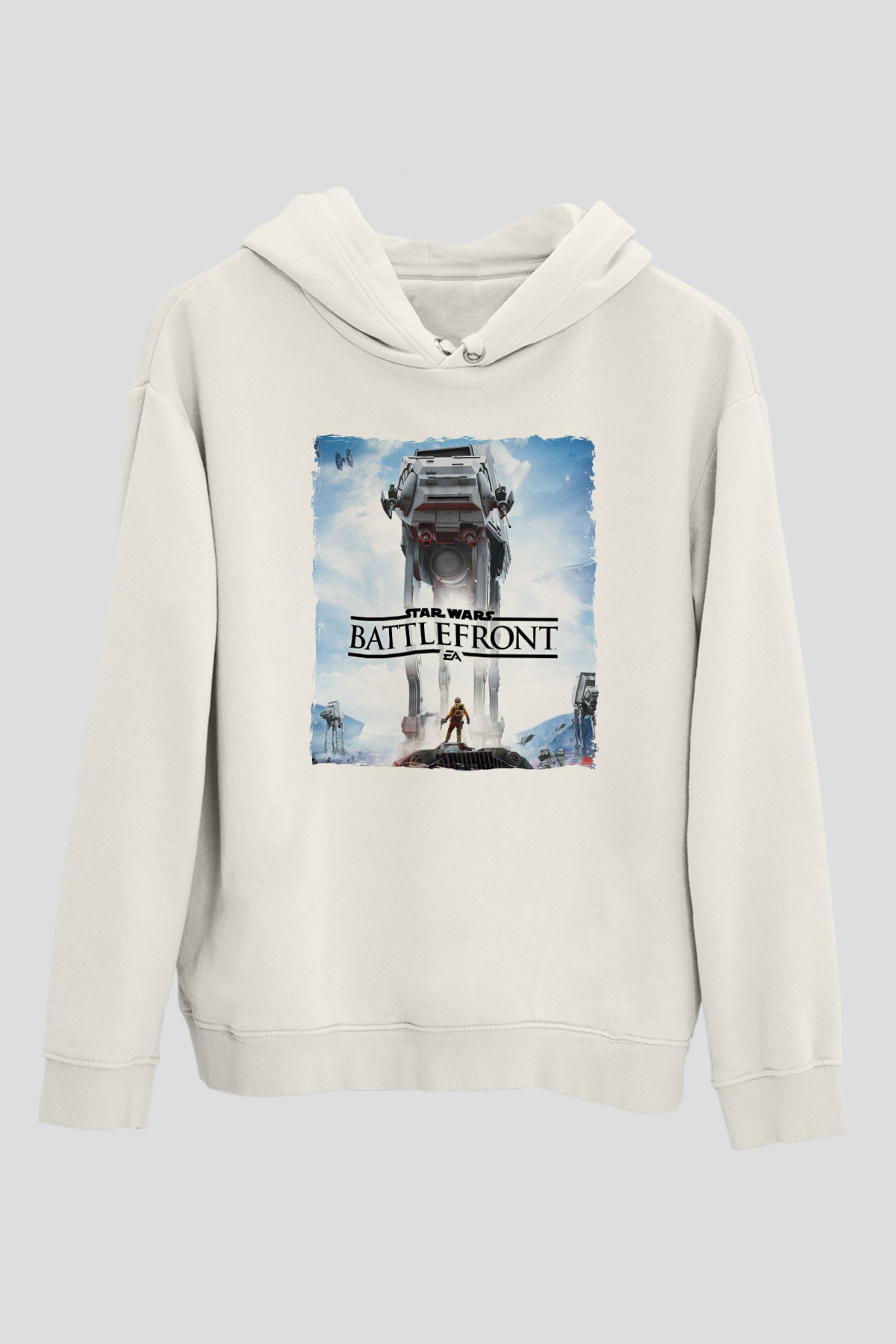 StarCraft Beyaz Unisex Hoodie