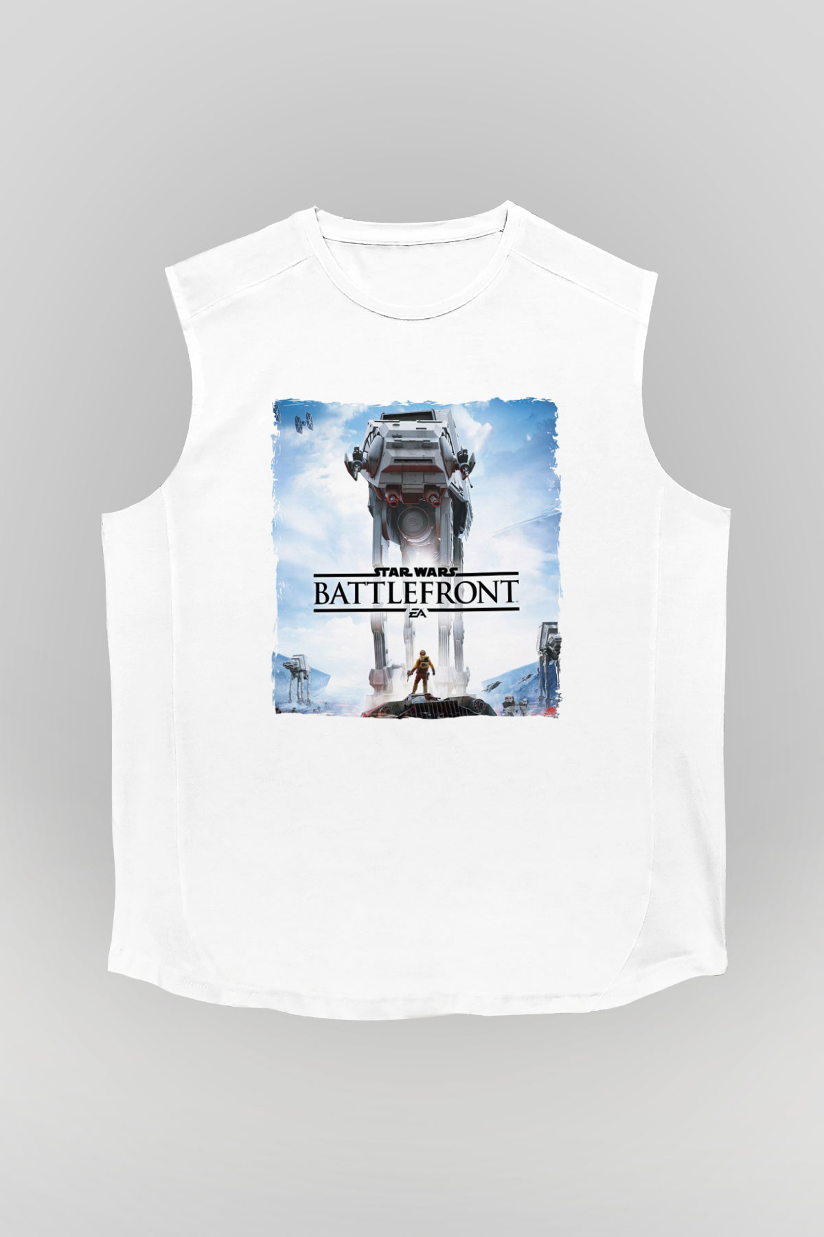 StarCraft Beyaz Unisex Kolsuz Tişört