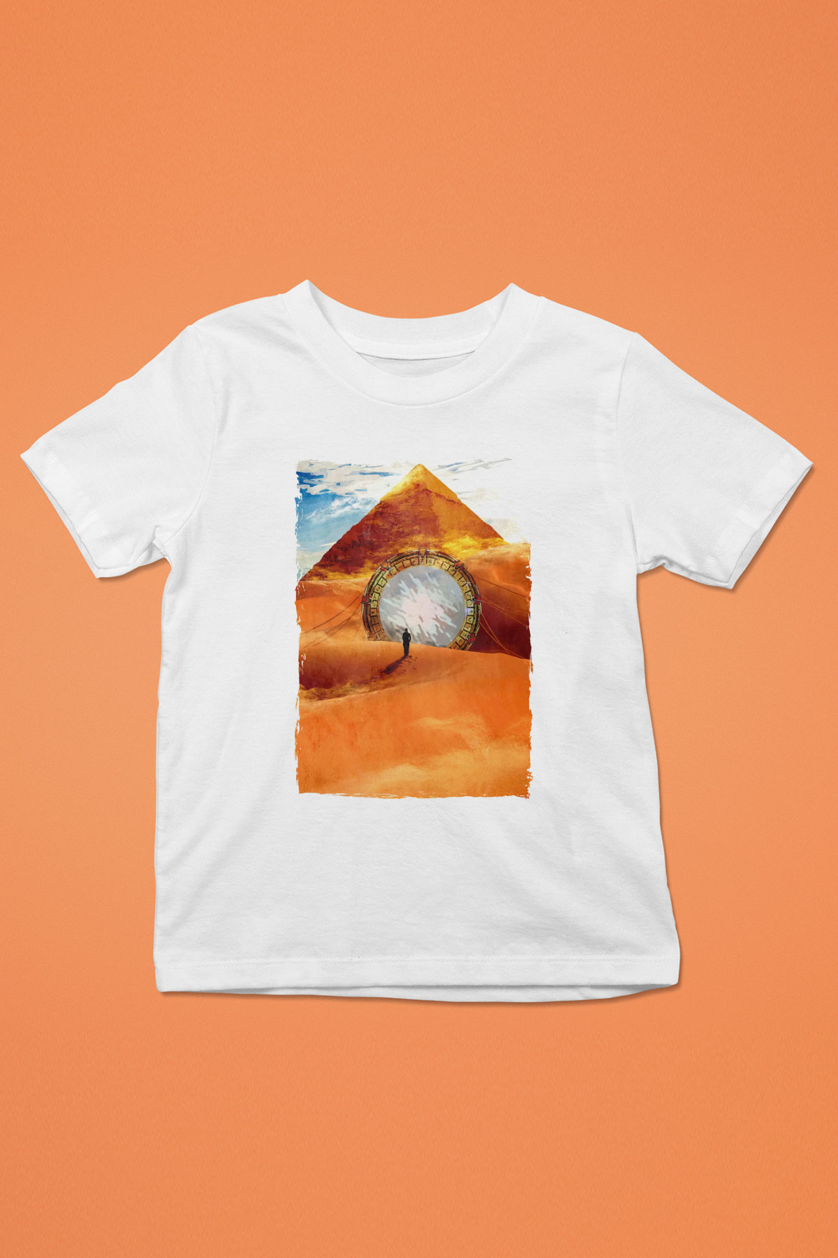 Stargate SG-1 Beyaz Unisex Çocuk Tişört