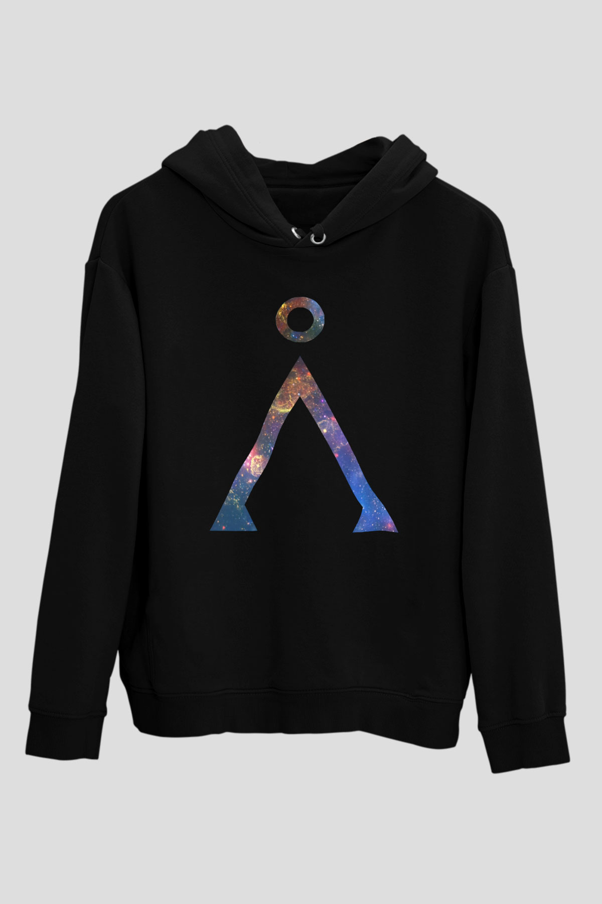 Stargate SG-1 Siyah Unisex Hoodie