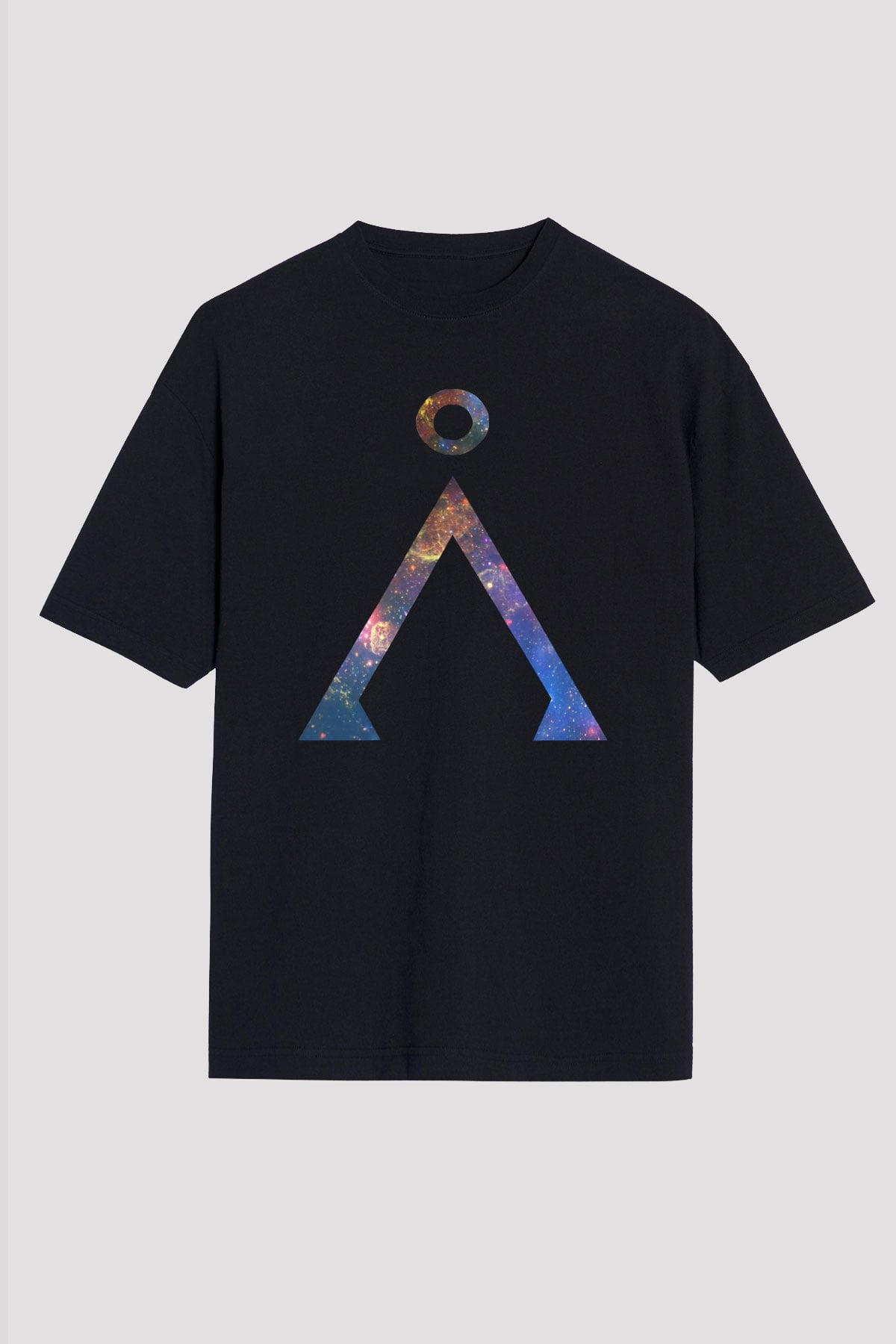 Stargate SG-1 Siyah Unisex Oversize Tişört T-Shirt