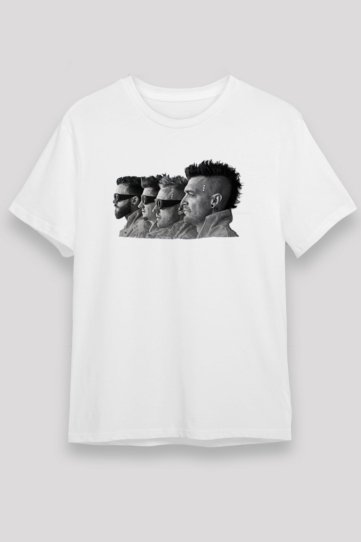 Starset Baskılı Unisex Beyaz Tişört - Tshirt