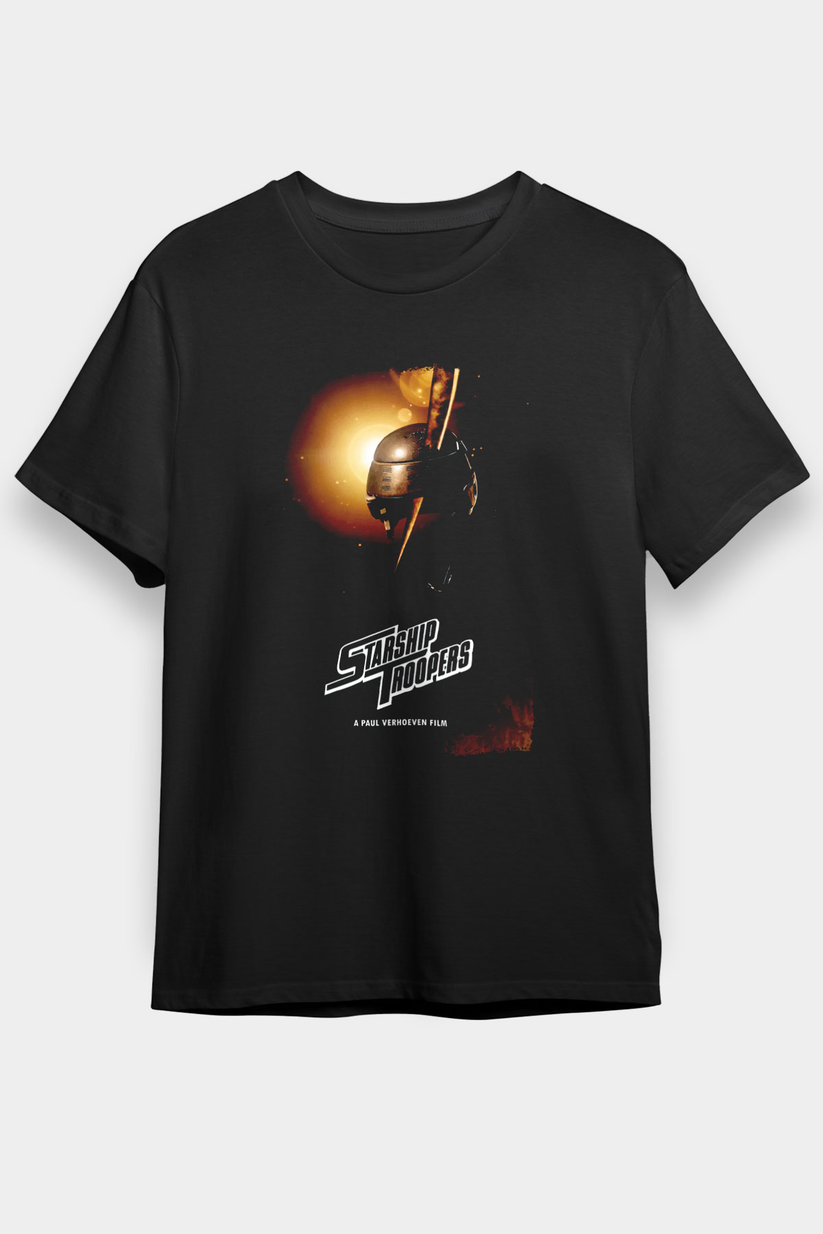 Starship Troopers Siyah Unisex Tişört