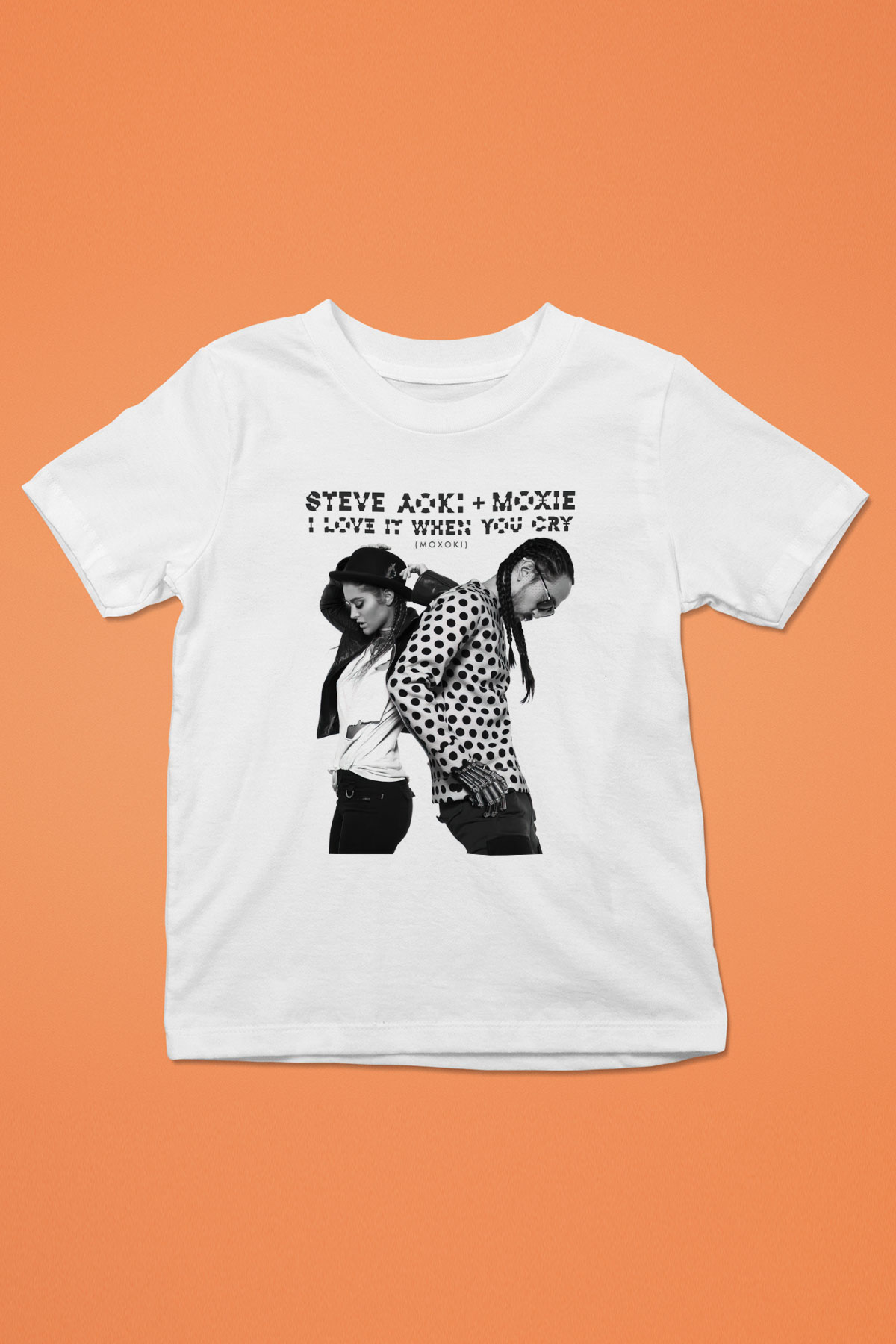 Steve Aoki Beyaz Unisex Çocuk Tişört