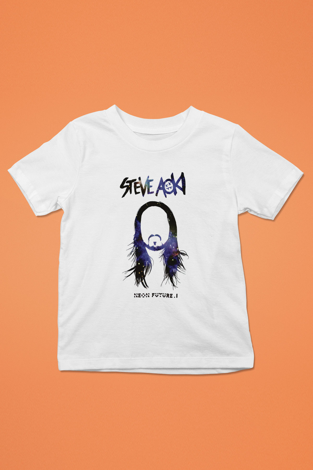 Steve Aoki Beyaz Unisex Çocuk Tişört