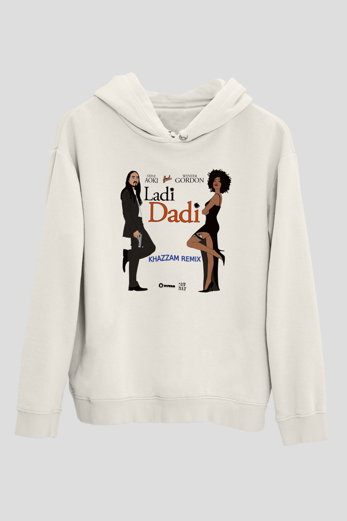 Steve Aoki Beyaz Unisex Kapüşonlu Sweatshirt