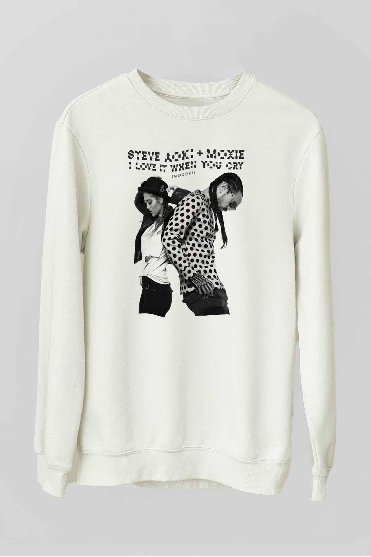 Steve Aoki Beyaz Unisex Sweatshirt