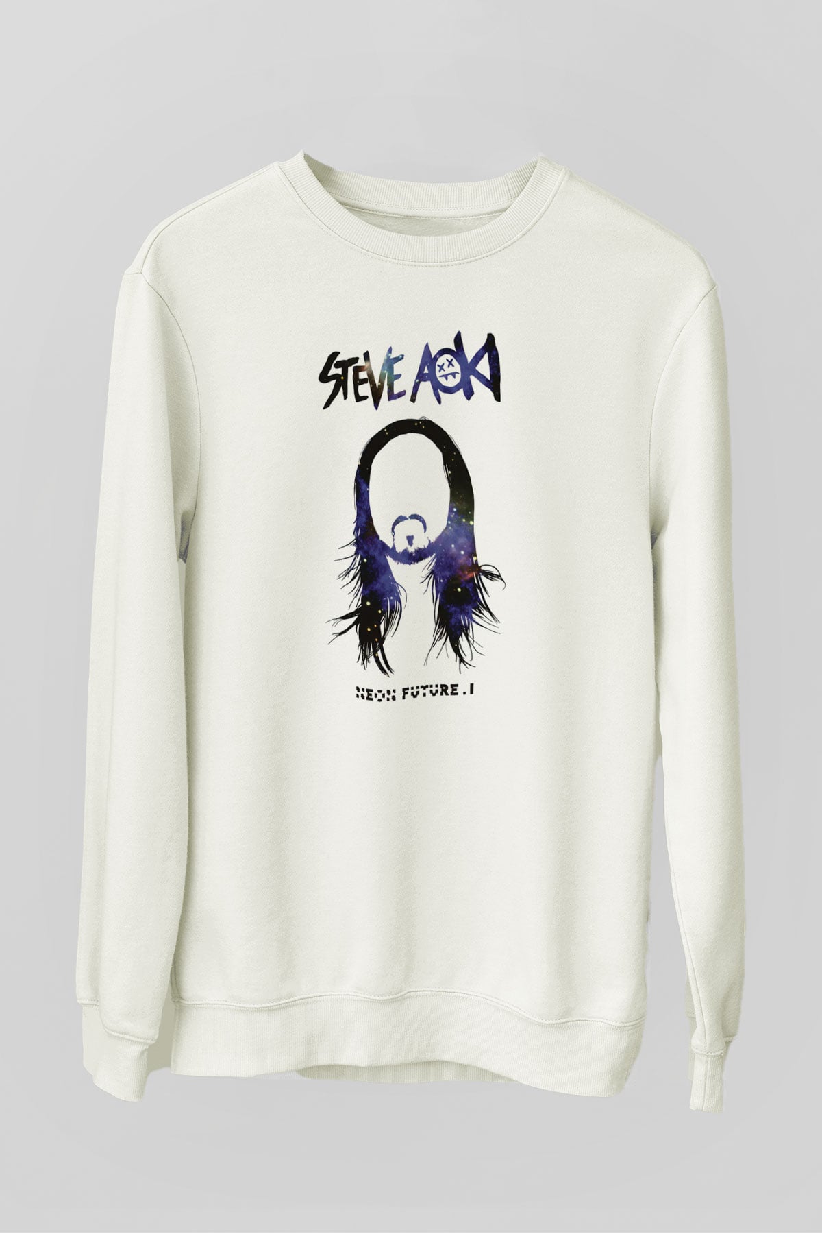 Steve Aoki Beyaz Unisex Sweatshirt