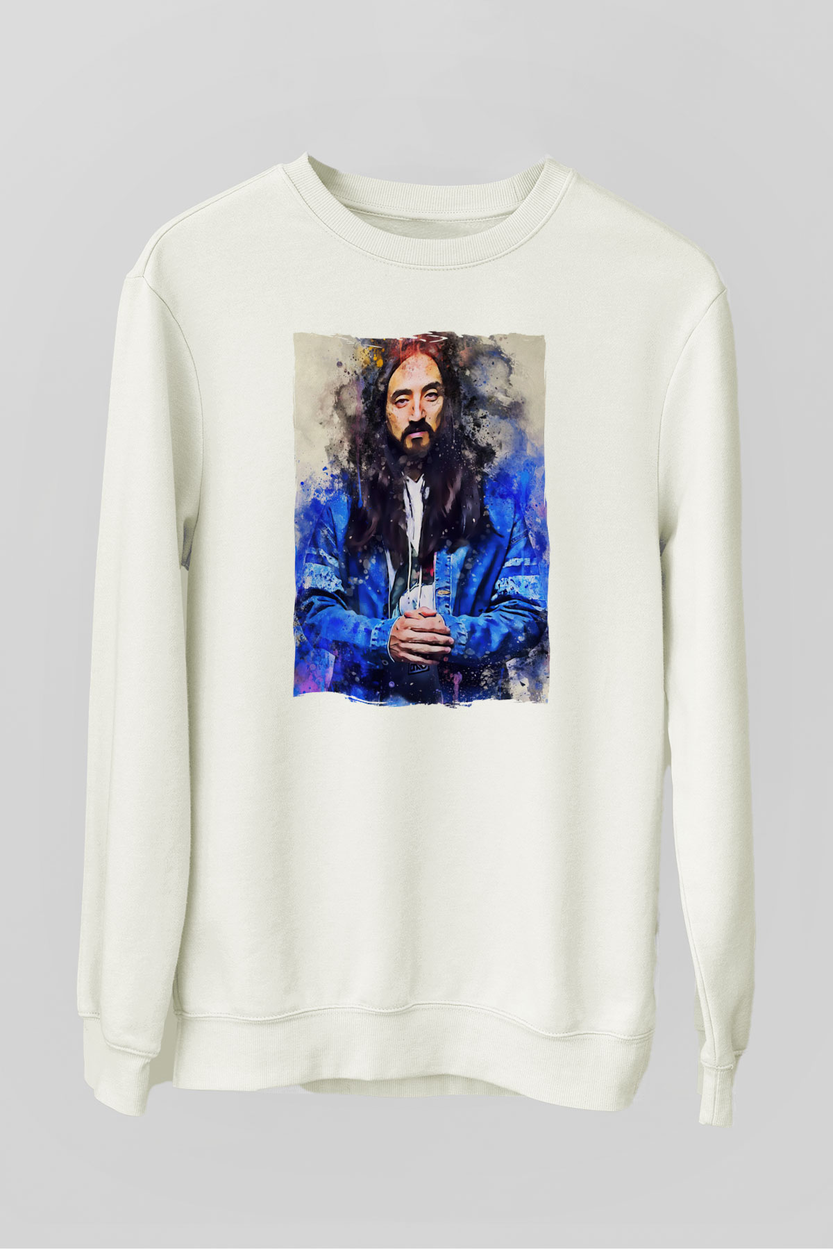 Steve Aoki Beyaz Unisex Sweatshirt