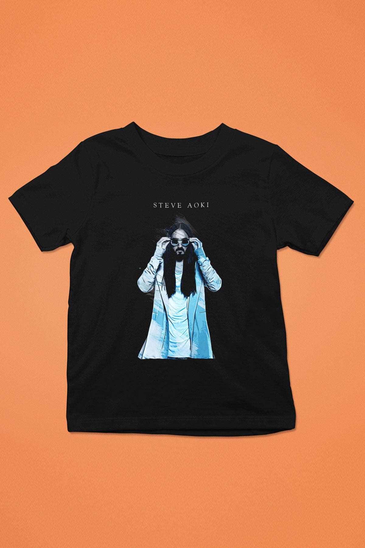 Steve Aoki Siyah Unisex Çocuk Tişört