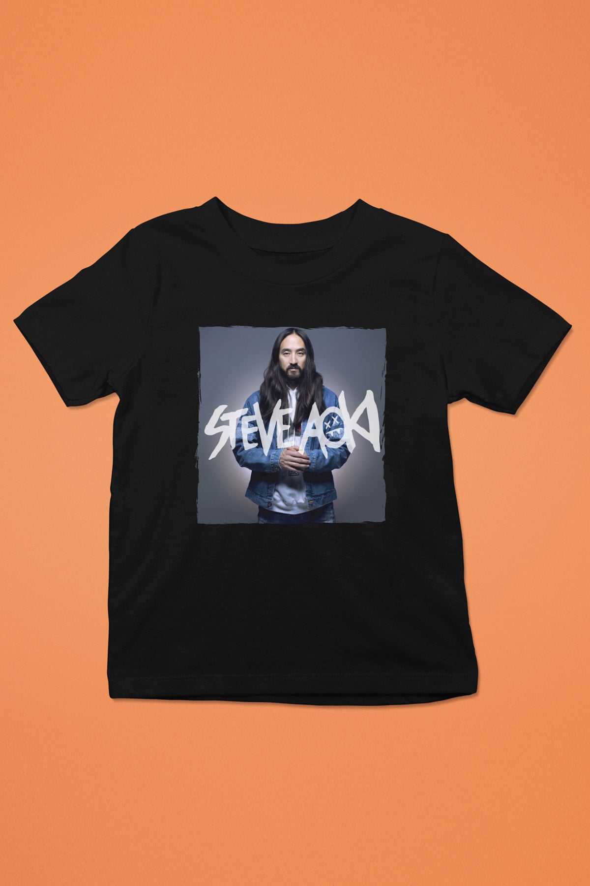 Steve Aoki Siyah Unisex Çocuk Tişört