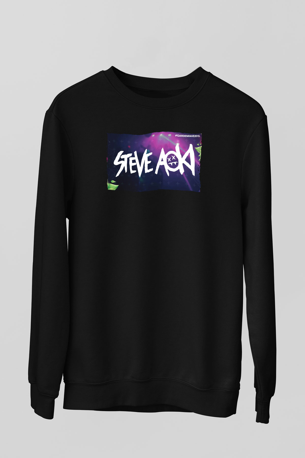 Steve Aoki Siyah Unisex Sweatshirt