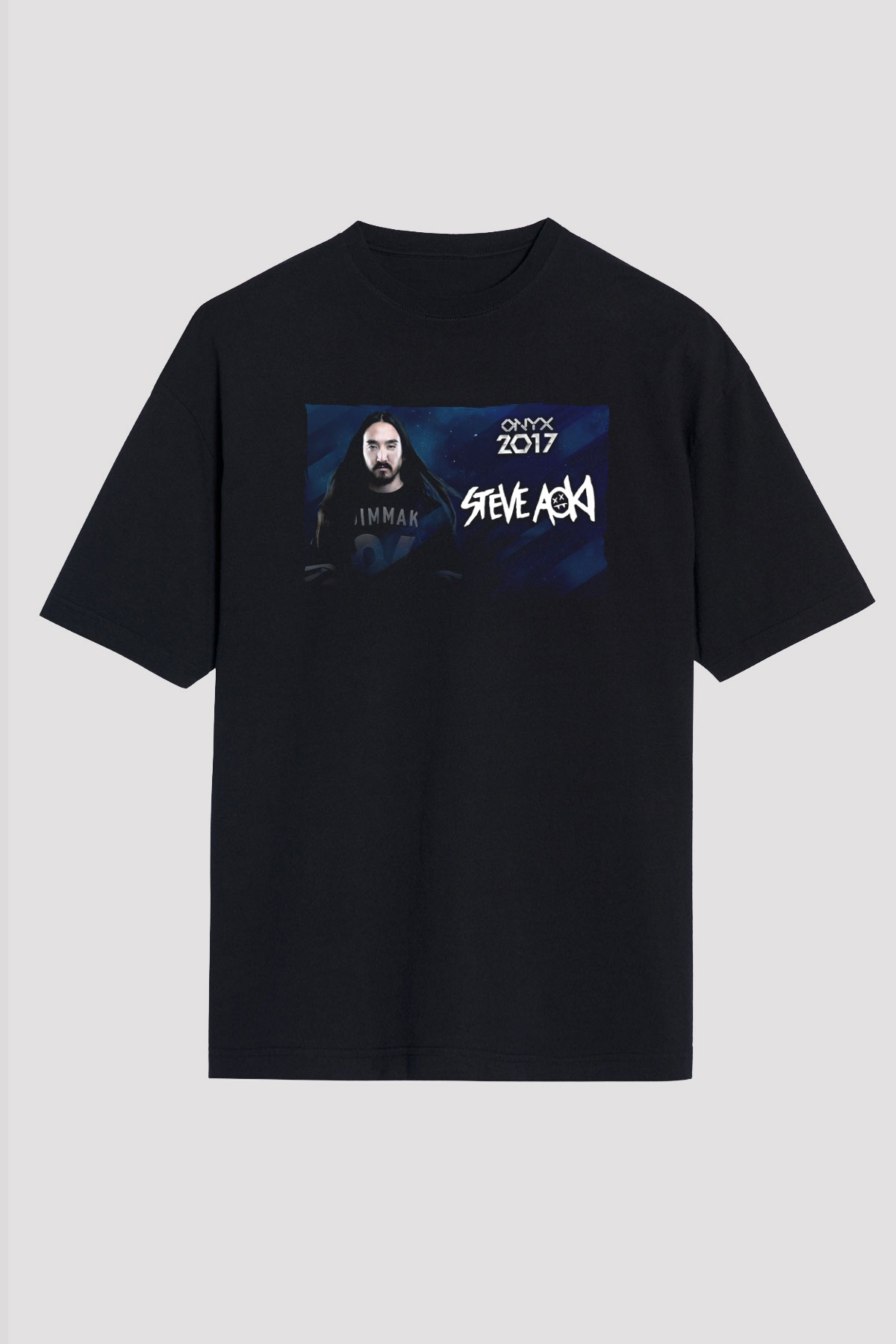 Steve Aoki Siyah Oversize Tişört Oversize T-shirt - TişörtFabrikası