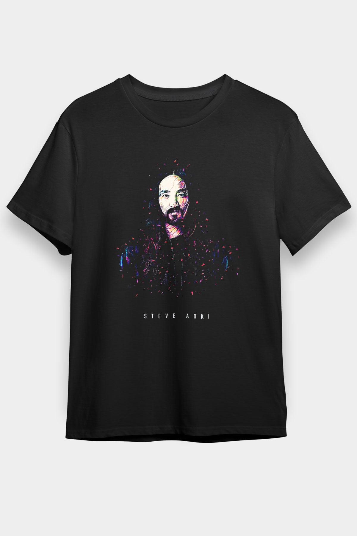 Steve Aoki Siyah Unisex Tişört T-Shirt - TişörtFabrikası