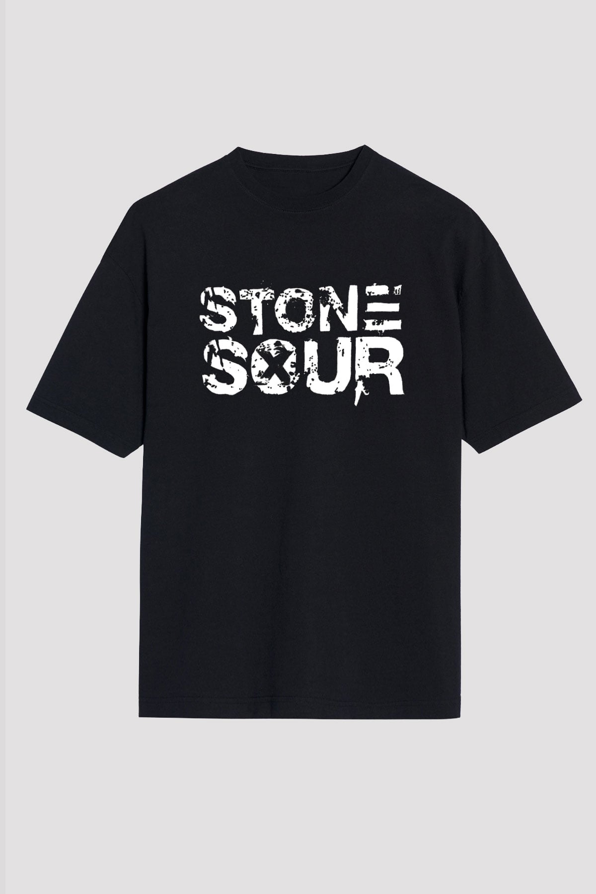 Stone Sour Siyah Unisex Oversize Tişört T-Shirt