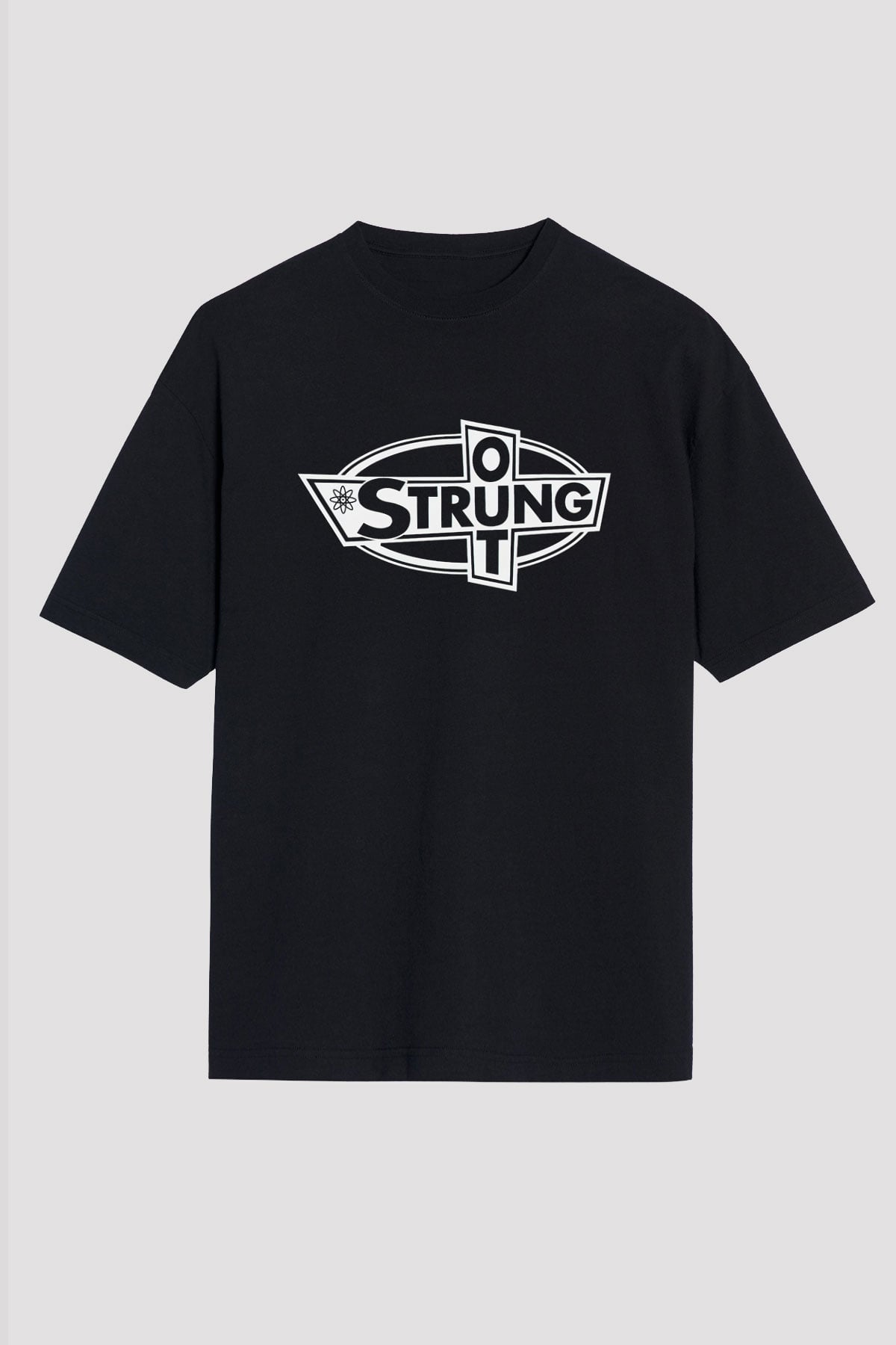 Strung Out Siyah Unisex Oversize Tişört T-Shirt
