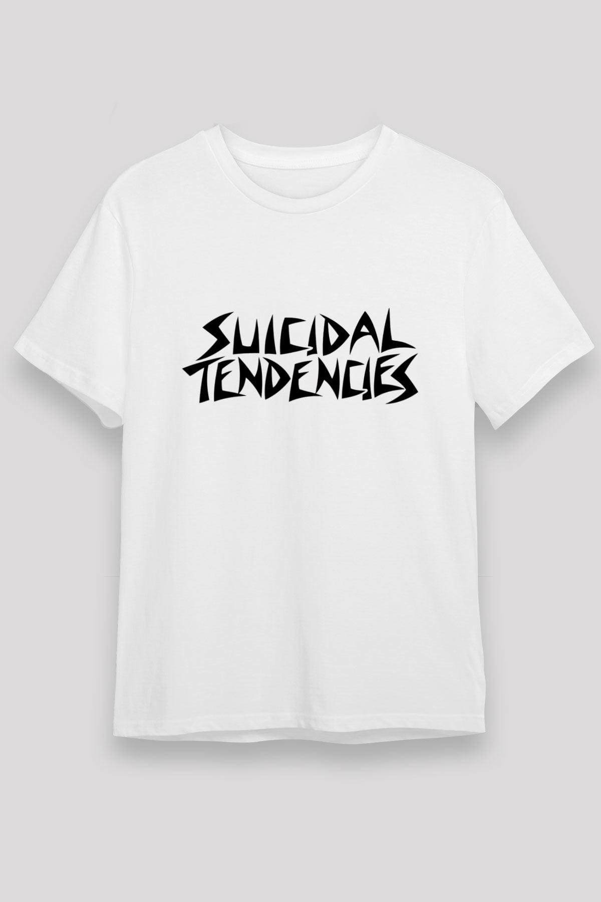 Suicidal Tendencies Beyaz Unisex Tişört T-Shirt - Tişört Fabrikası