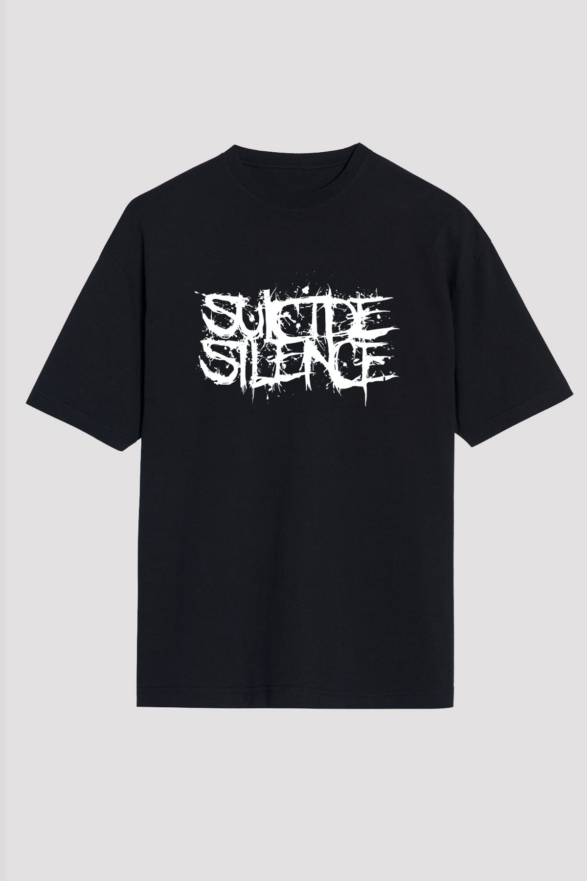 Suicide Silence Siyah Unisex Oversize Tişört T-Shirt