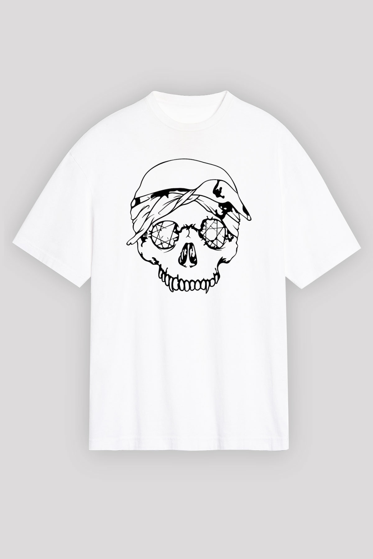 Suicideboys - $uicideboy$ Baskılı Beyaz Unisex Oversize Tişört - Tshirt