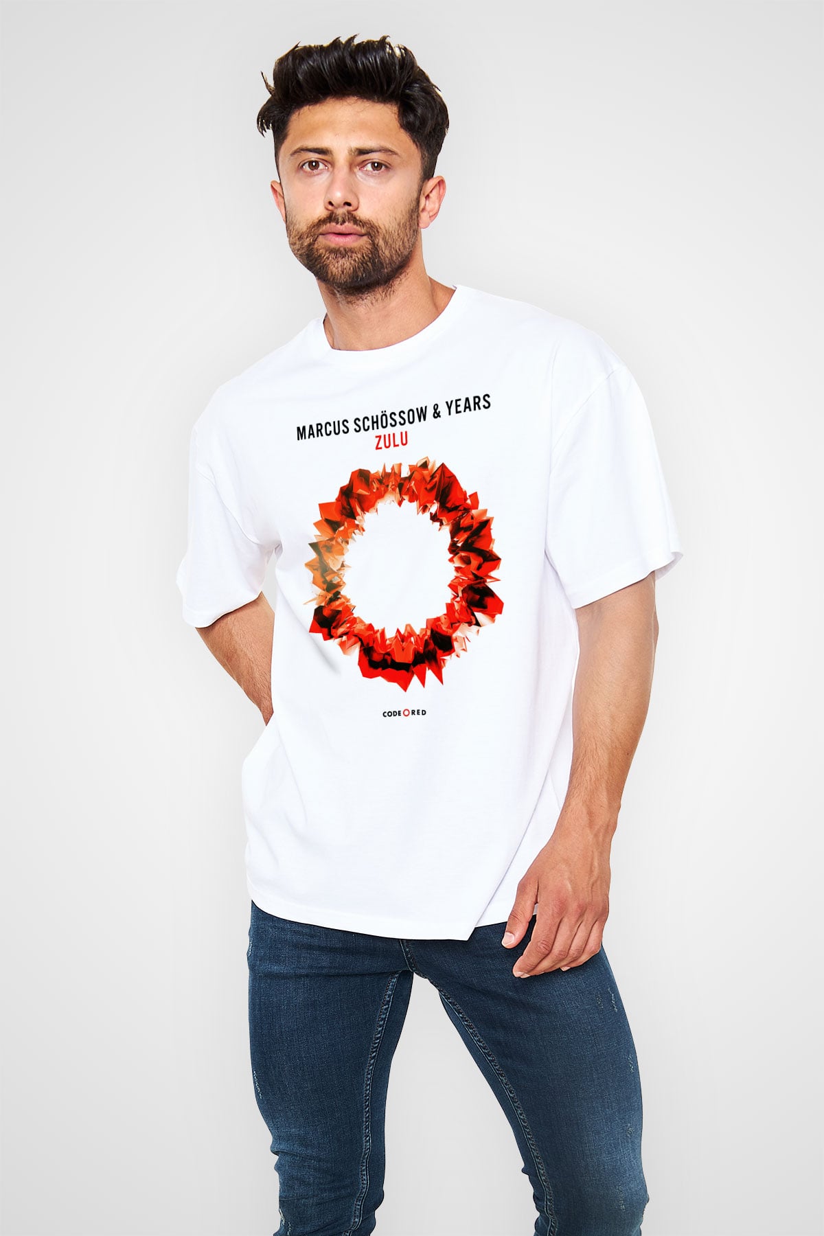 Sultan & Ned Shepard Beyaz Unisex Oversize Tişört T-Shirt