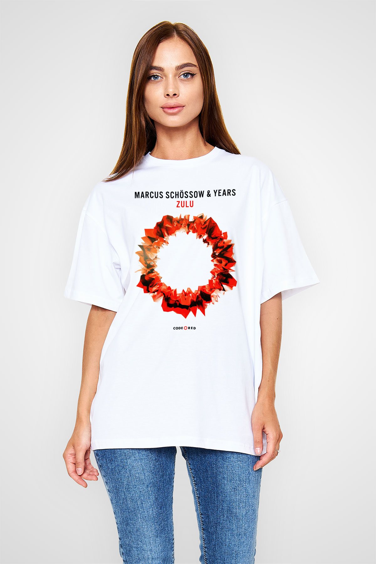 Sultan & Ned Shepard Beyaz Unisex Oversize Tişört T-Shirt