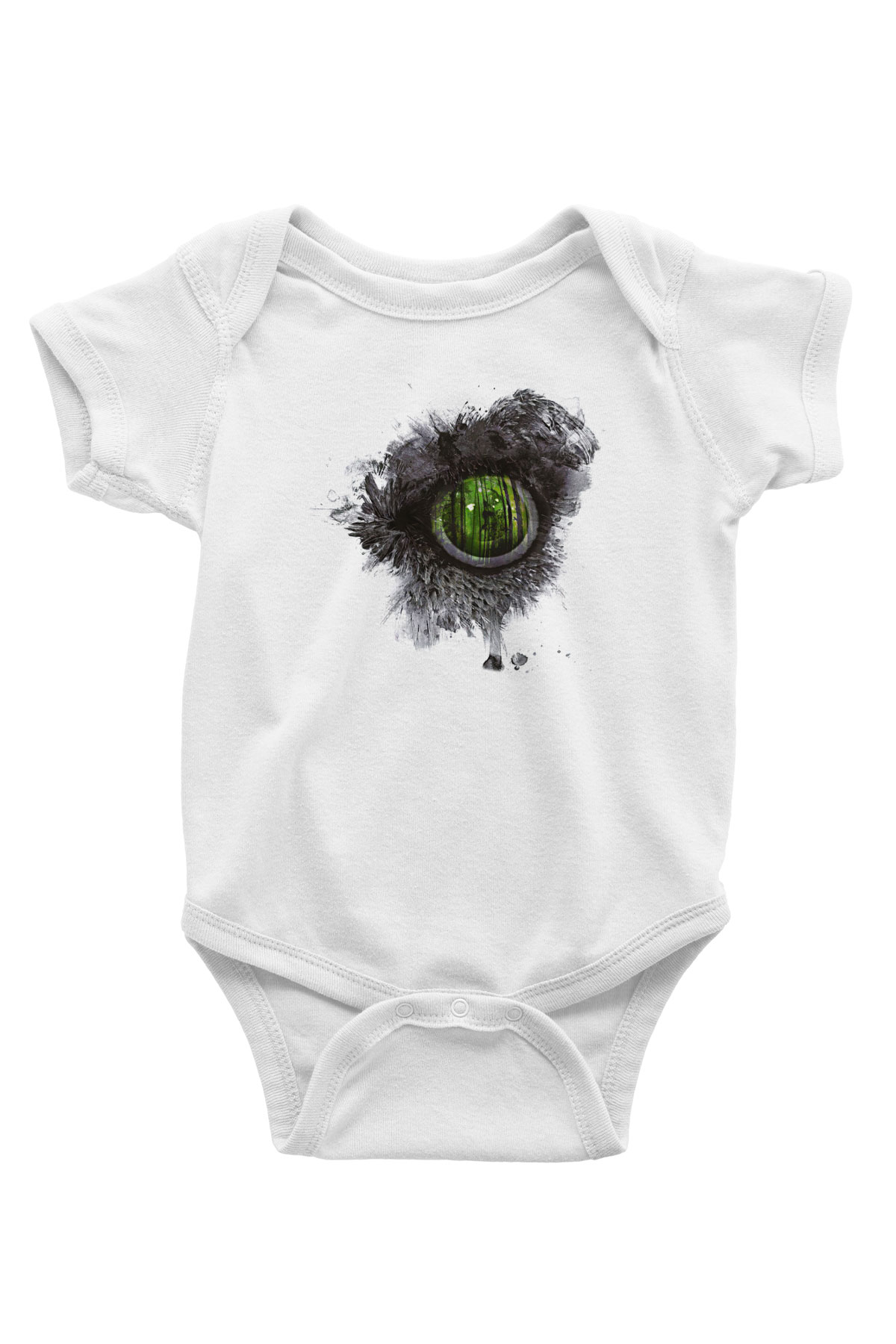 Summoning Baskılı Unisex Siyah Bebek Body - Zıbın