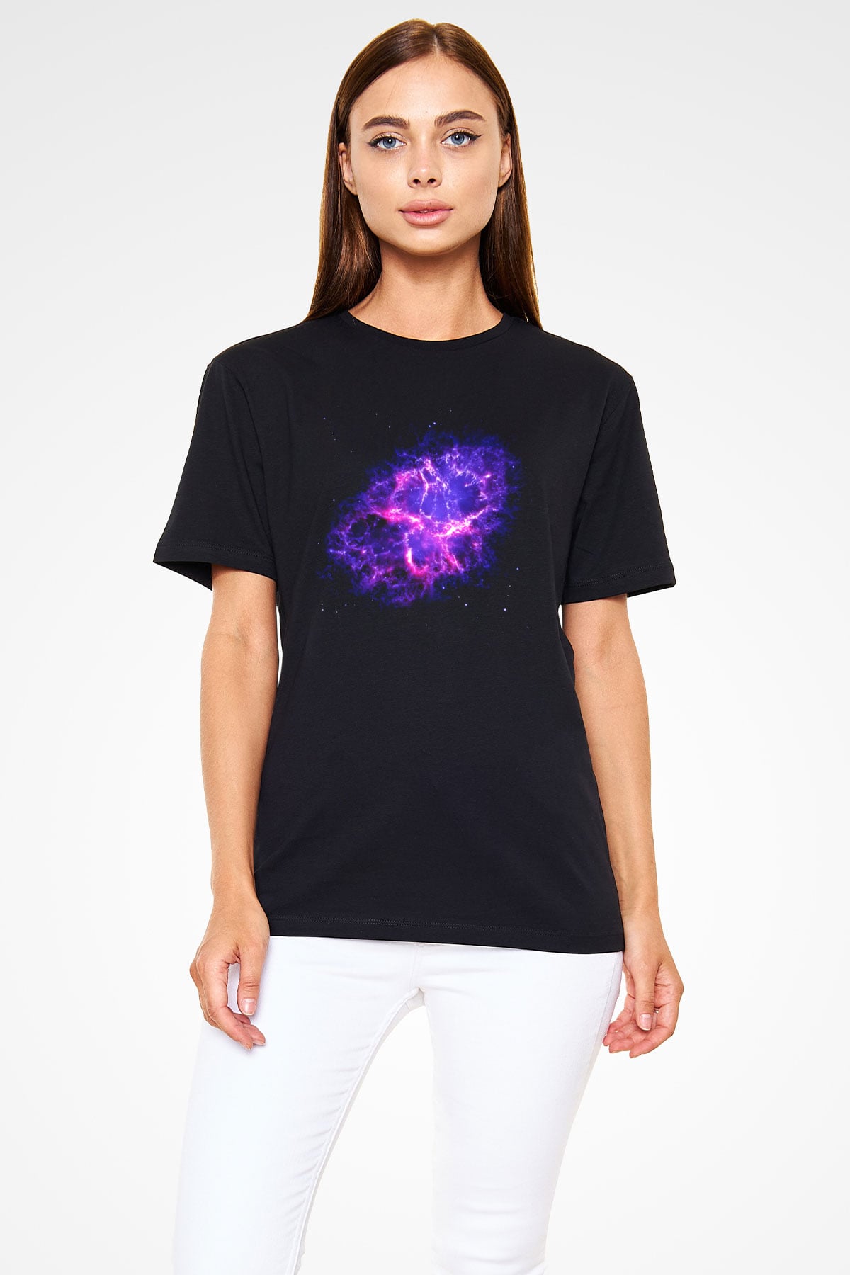 Süpernova Siyah Unisex Tişört T-Shirt - TişörtFabrikası