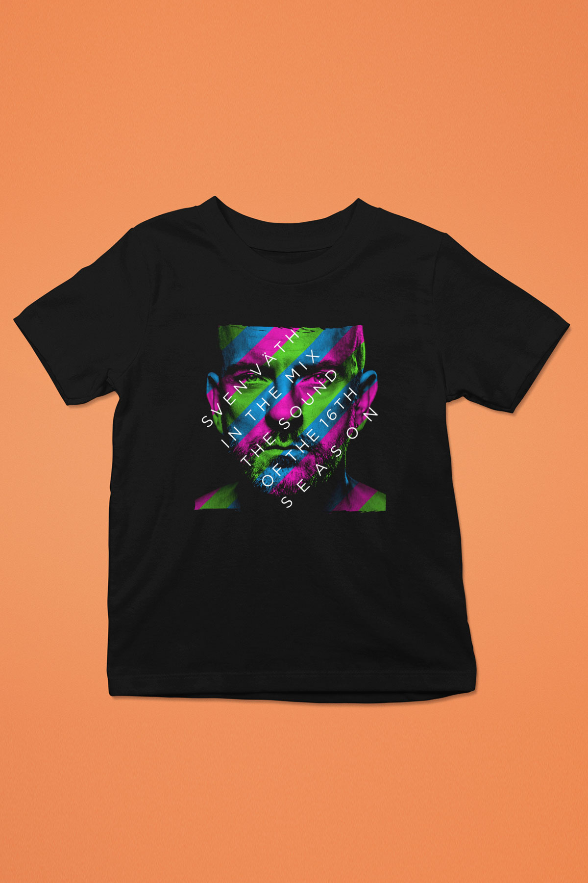 Sven Vath Siyah Unisex Çocuk Tişört
