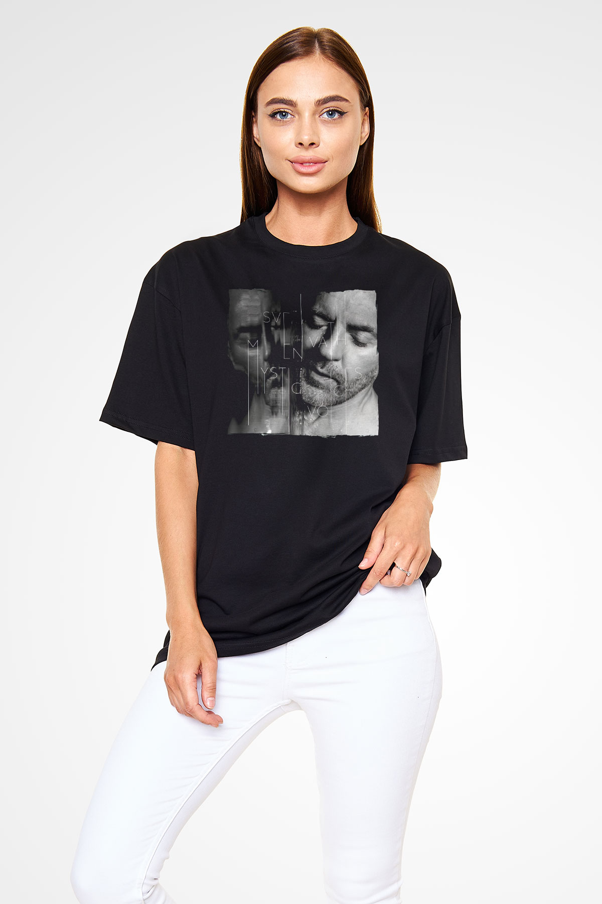Sven Vath Siyah Oversize Tişört Oversize T-shirt - TişörtFabrikası