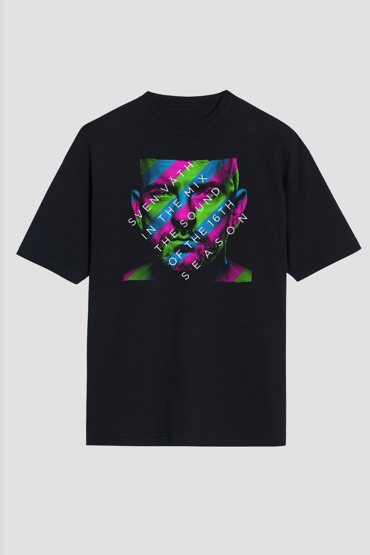 Sven Vath Siyah Oversize Tişört Oversize T-shirt - TişörtFabrikası