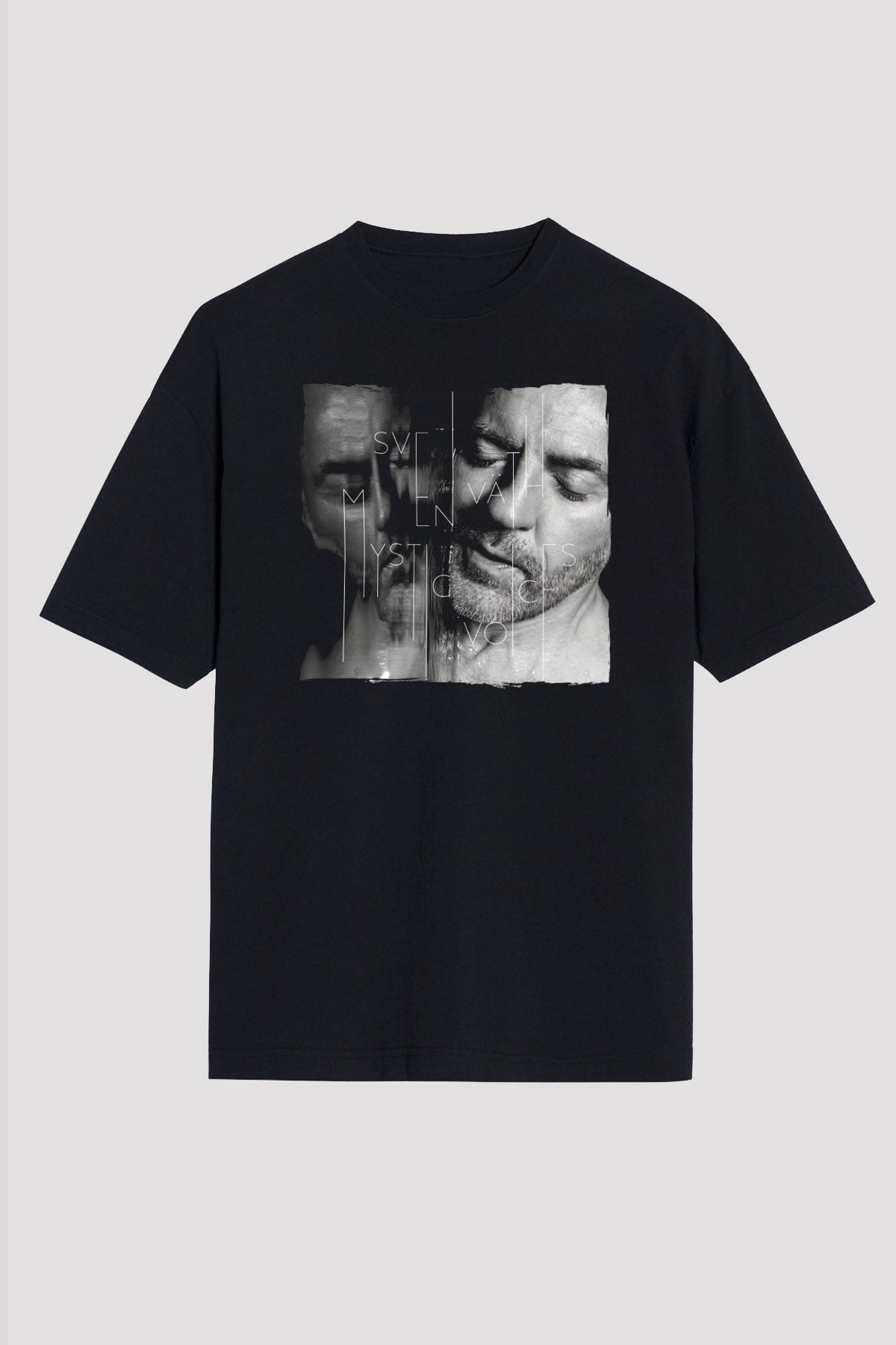 Sven Vath Siyah Oversize Tişört Oversize T-shirt - TişörtFabrikası