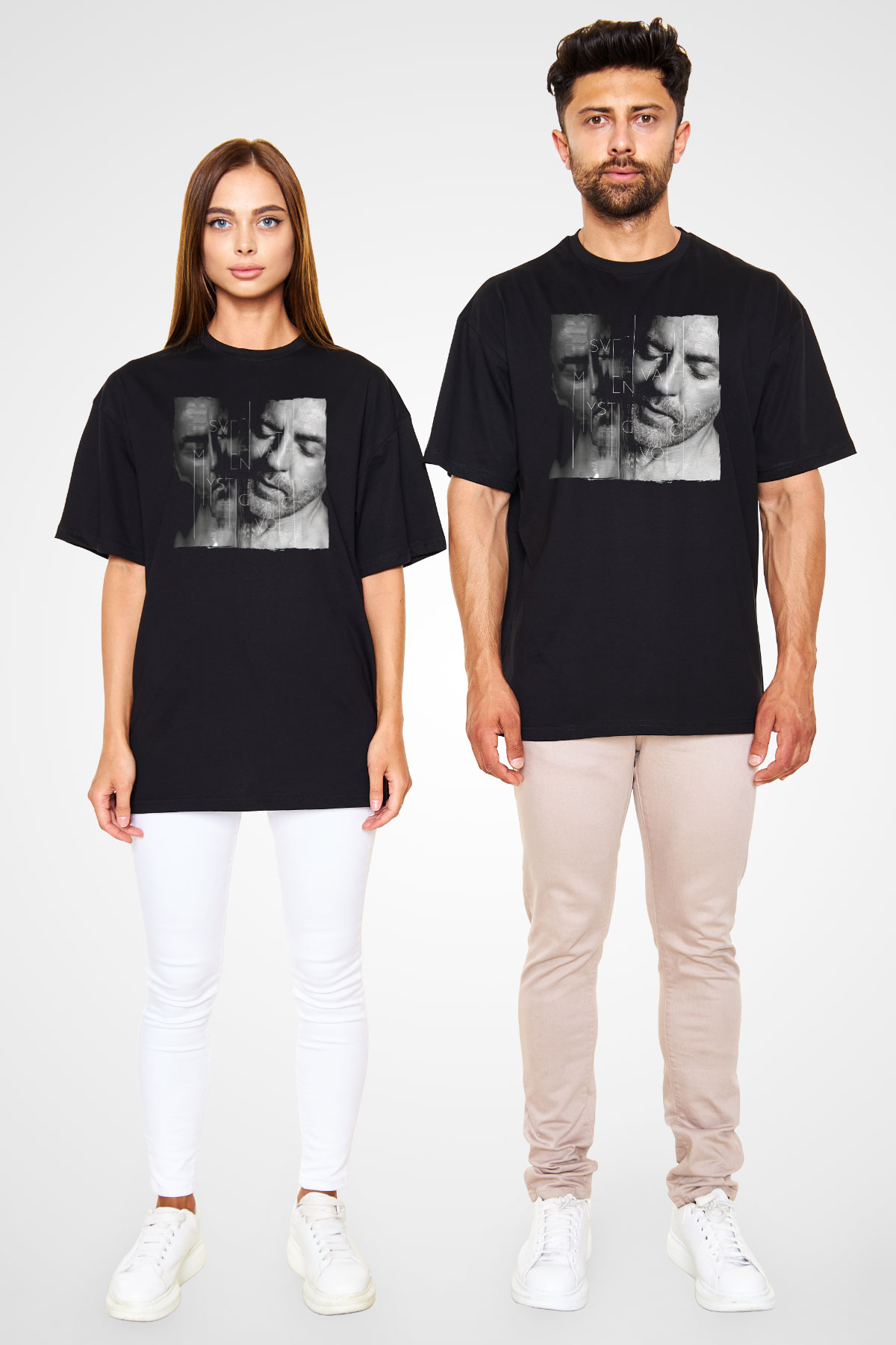 Sven Vath Siyah Oversize Tişört Oversize T-shirt - TişörtFabrikası