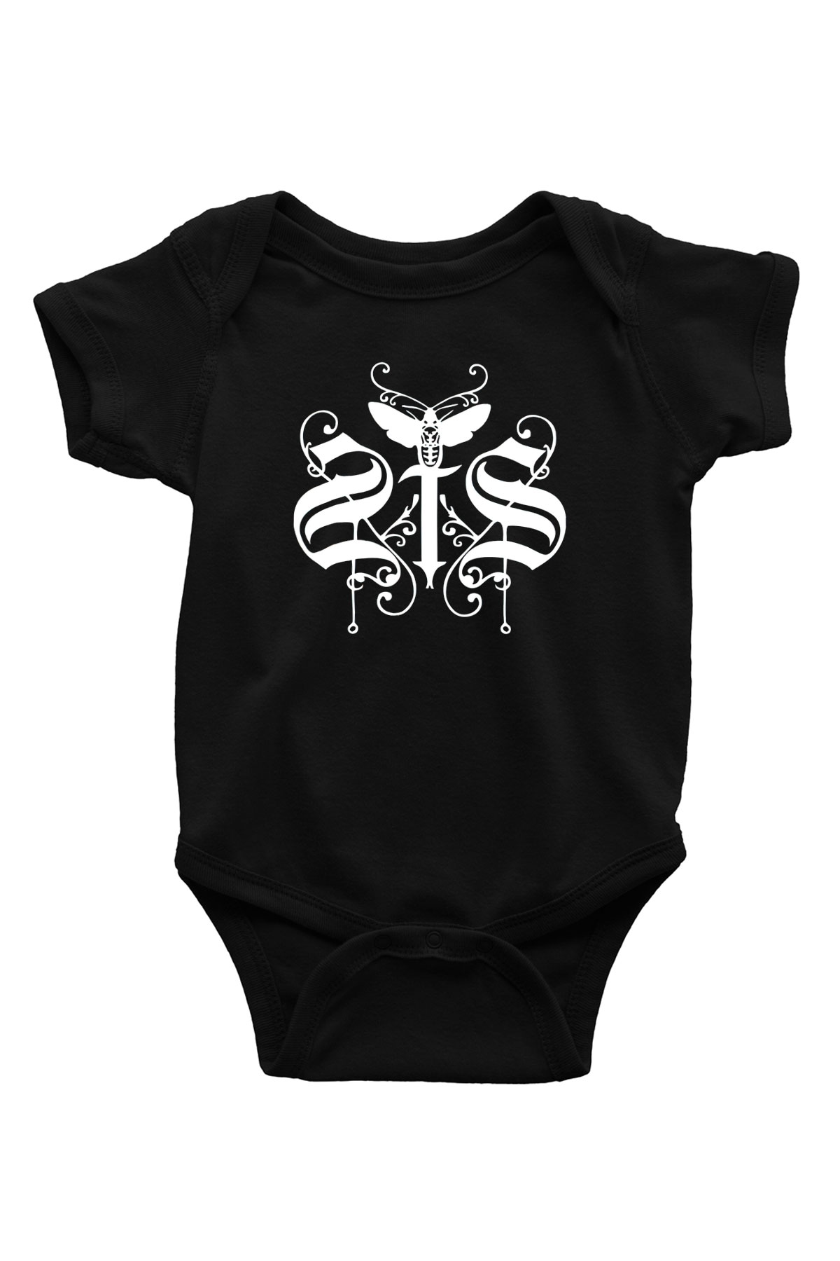 Swallow The Sun Baskılı Unisex Siyah Bebek Body - Zıbın