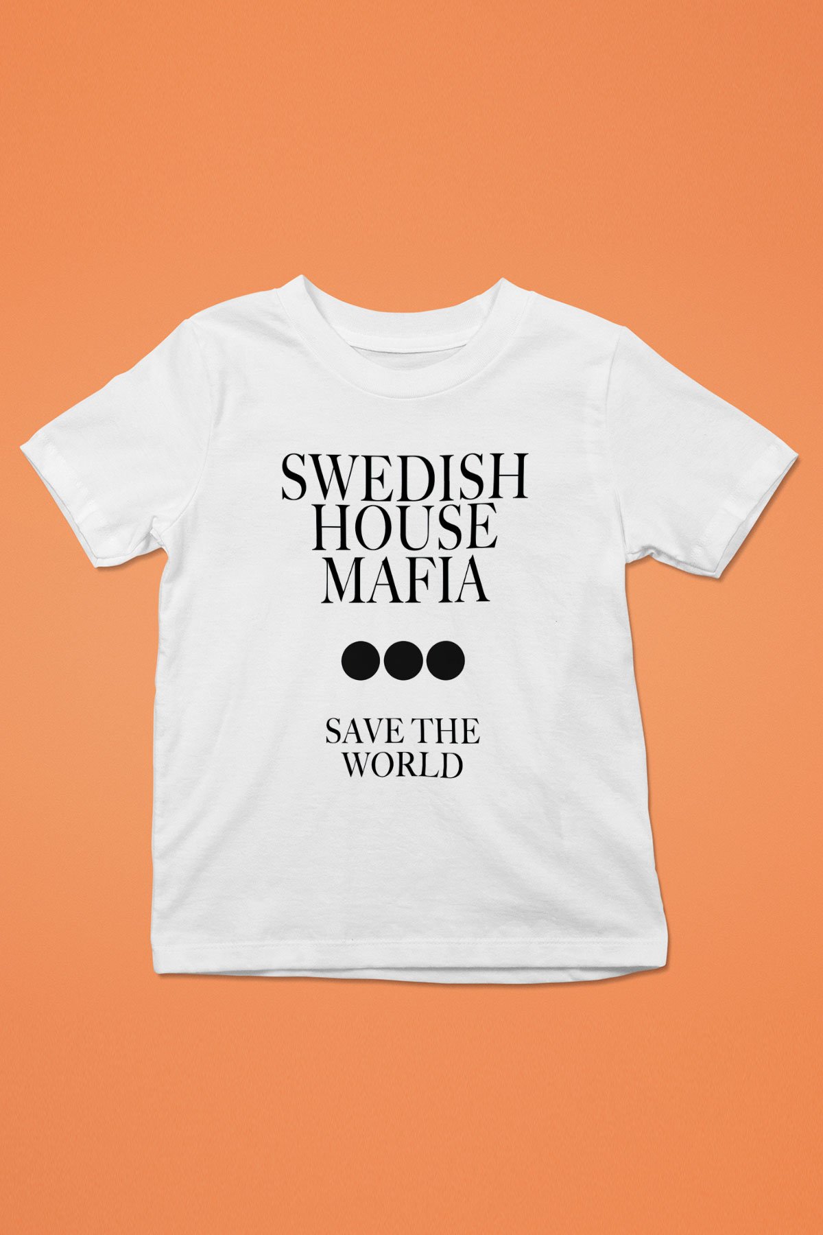 Swedish House Mafia Baskılı Beyaz Unisex Çocuk Tişört