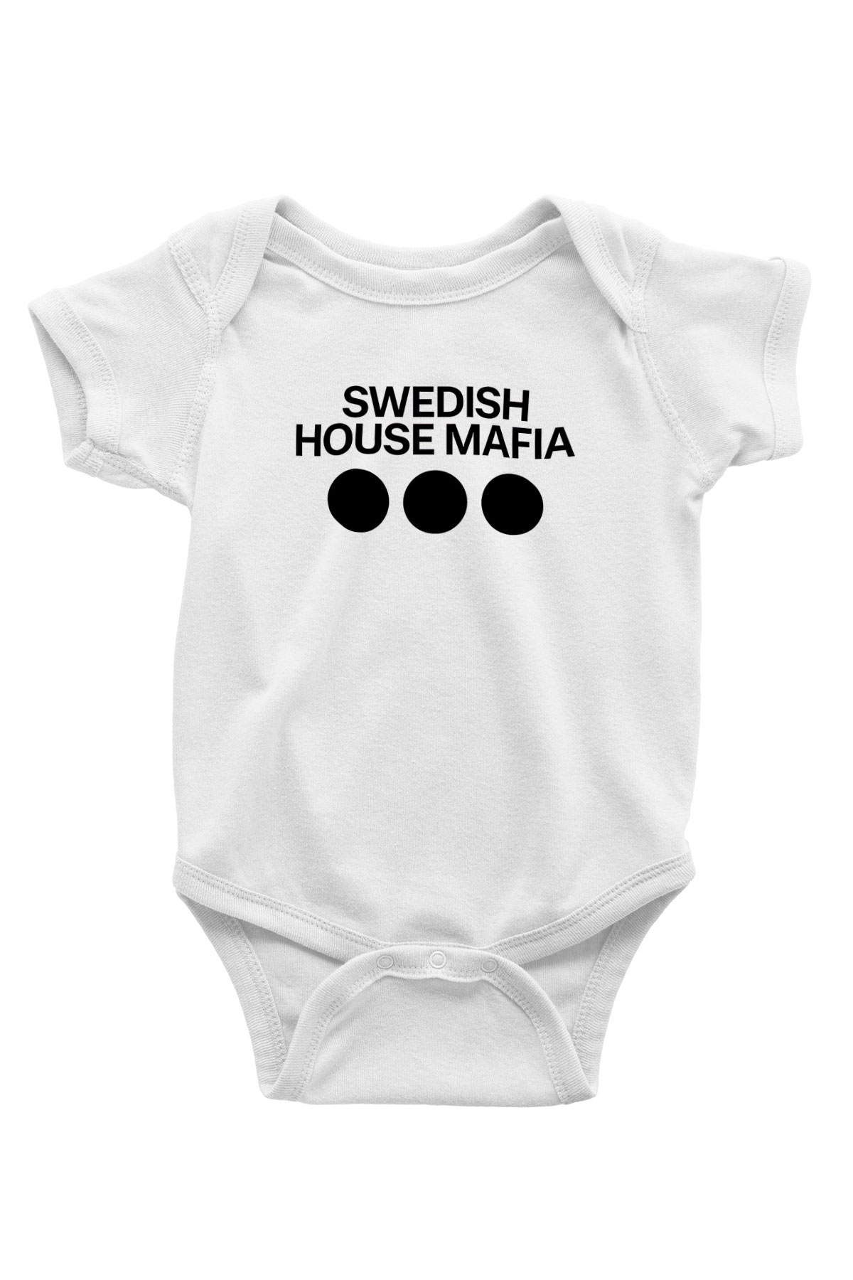 Swedish House Mafia Beyaz Bebek Body - Zıbın