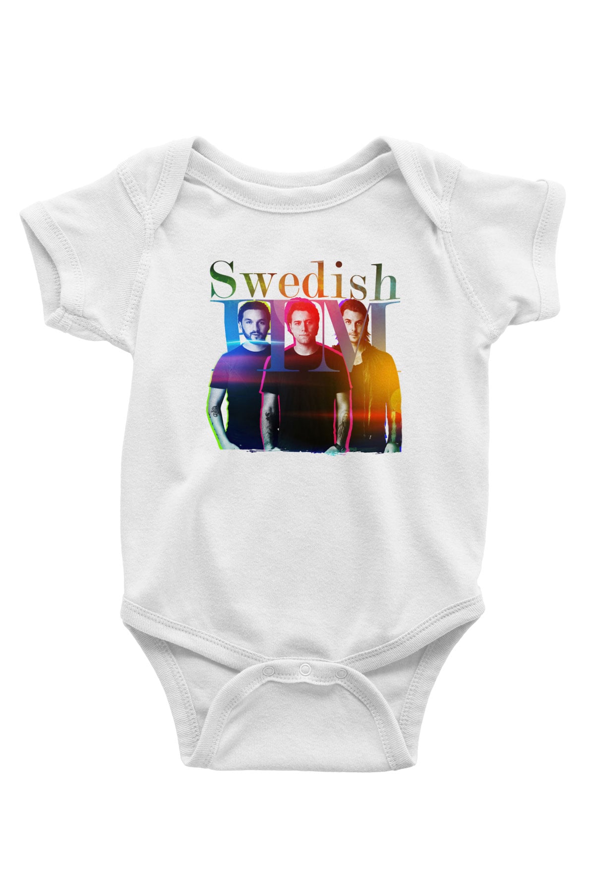 Swedish House Mafia Beyaz Bebek Body - Zıbın