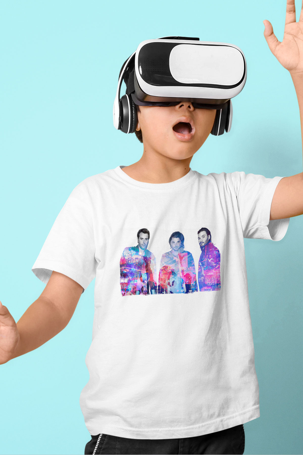 Swedish House Mafia Beyaz Unisex Çocuk Tişört