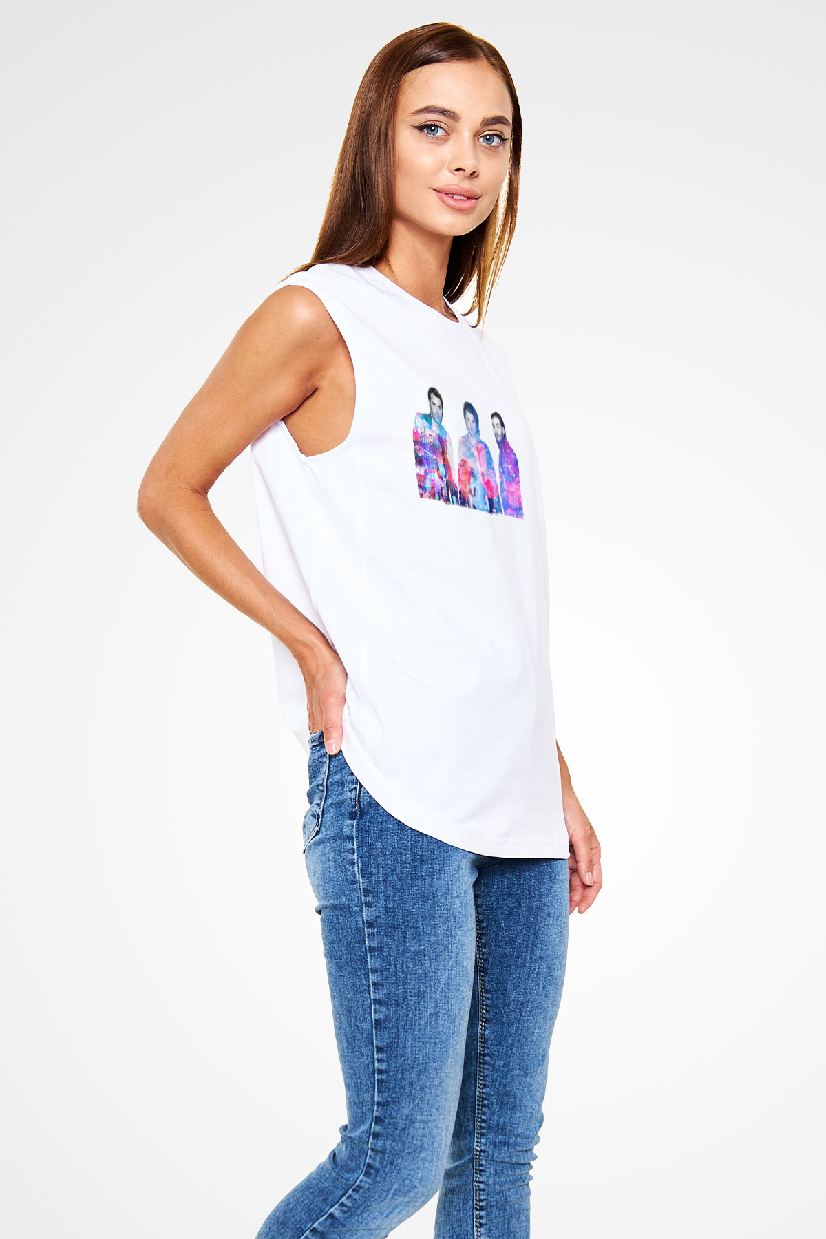 Swedish House Mafia Beyaz Unisex Kolsuz Tişört