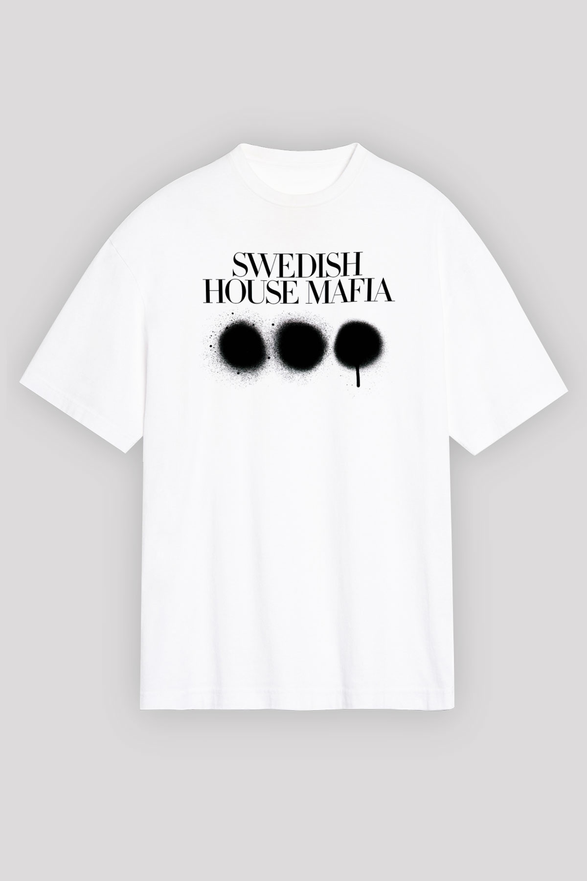 Swedish House Mafia Beyaz Unisex Oversize Tişört T-Shirt