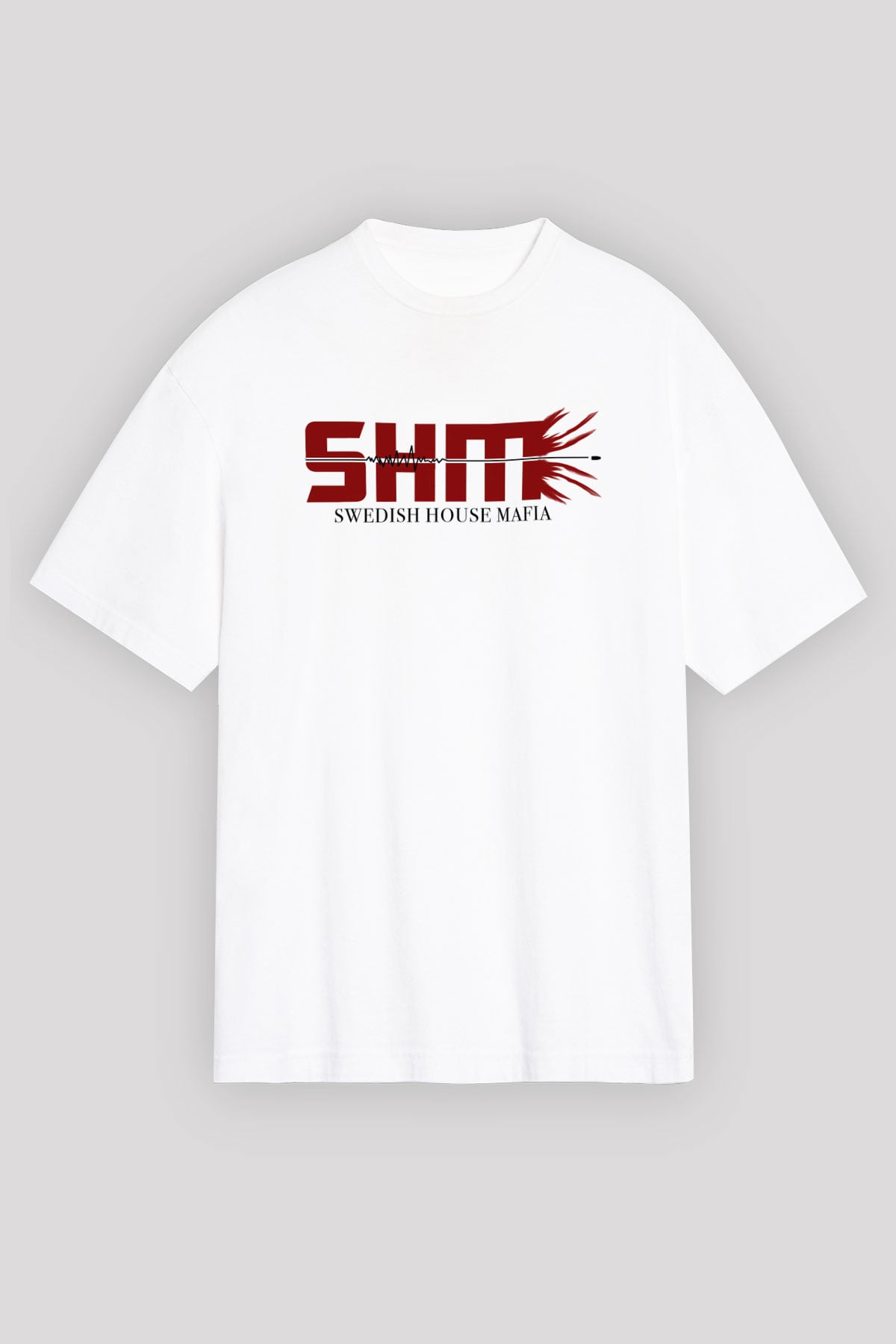 Swedish House Mafia Beyaz Unisex Oversize Tişört T-Shirt