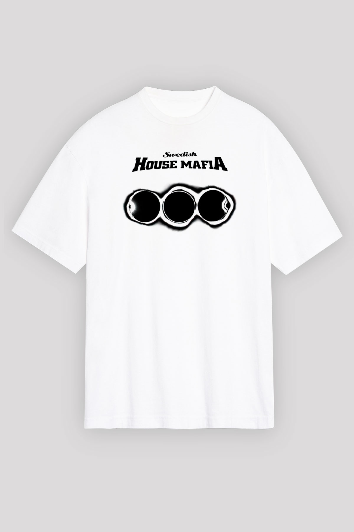 Swedish House Mafia Beyaz Unisex Oversize Tişört T-Shirt