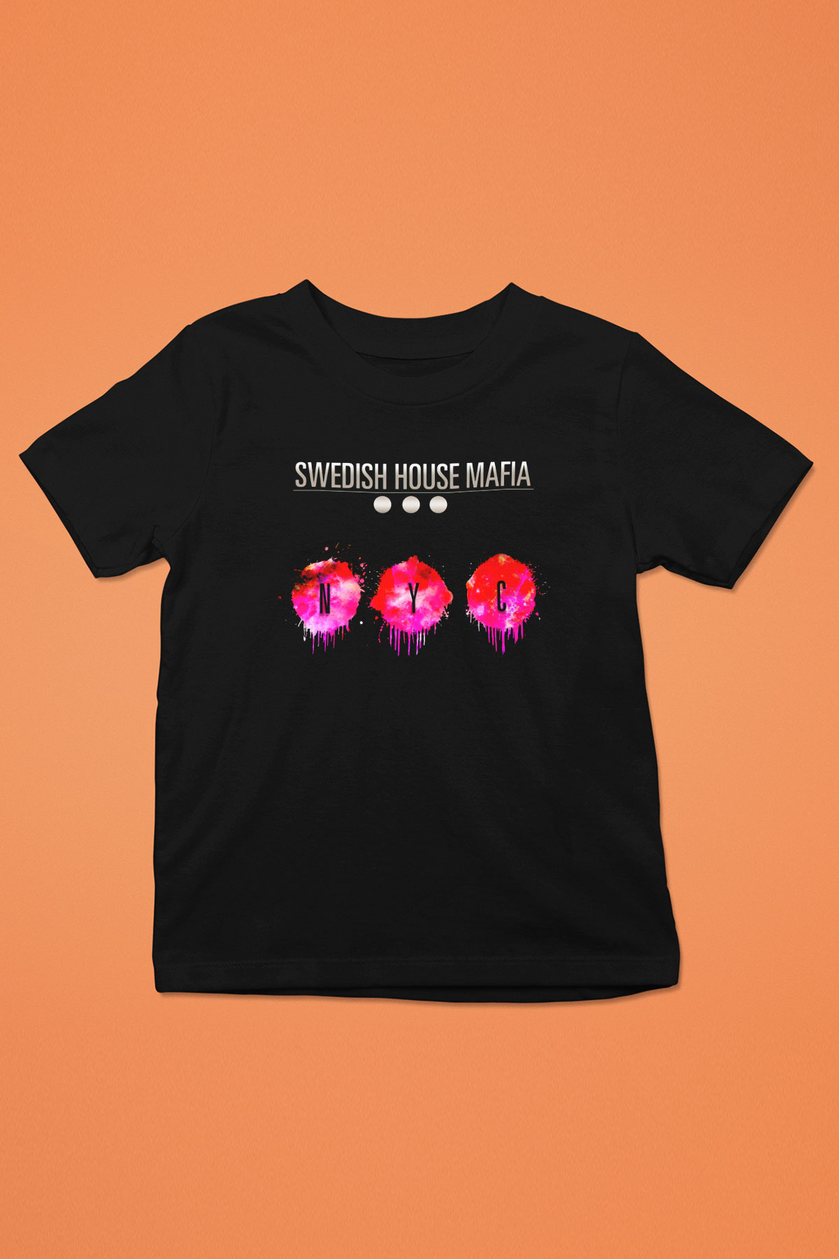 Swedish House Mafia Siyah Unisex Çocuk Tişört